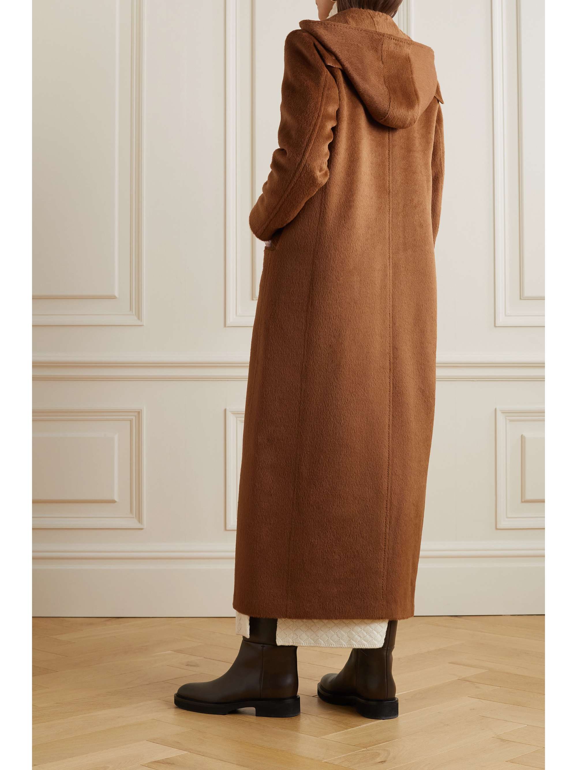 GIULIVA HERITAGE The Ginevra hooded alpaca and wool-blend coat