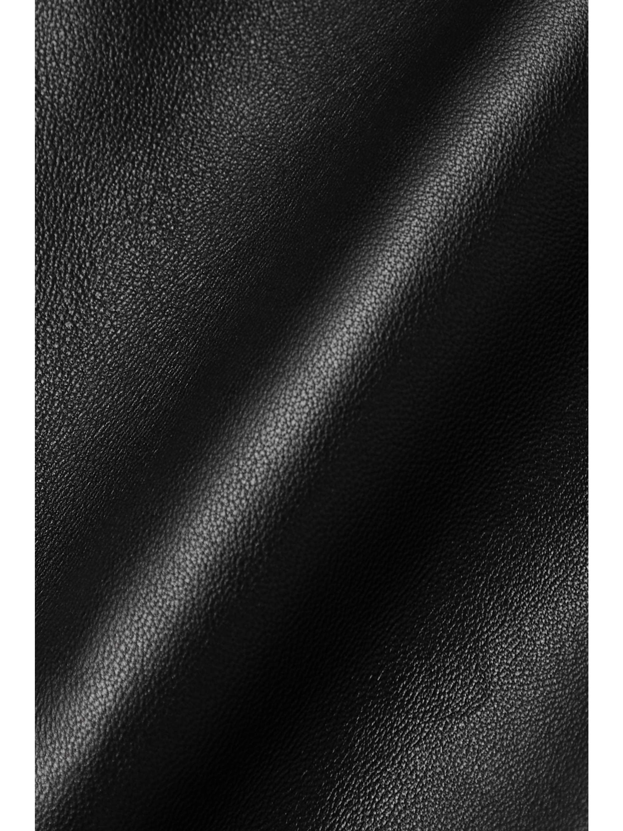 GIULIVA HERITAGE Cornelia leather straight-leg pants
