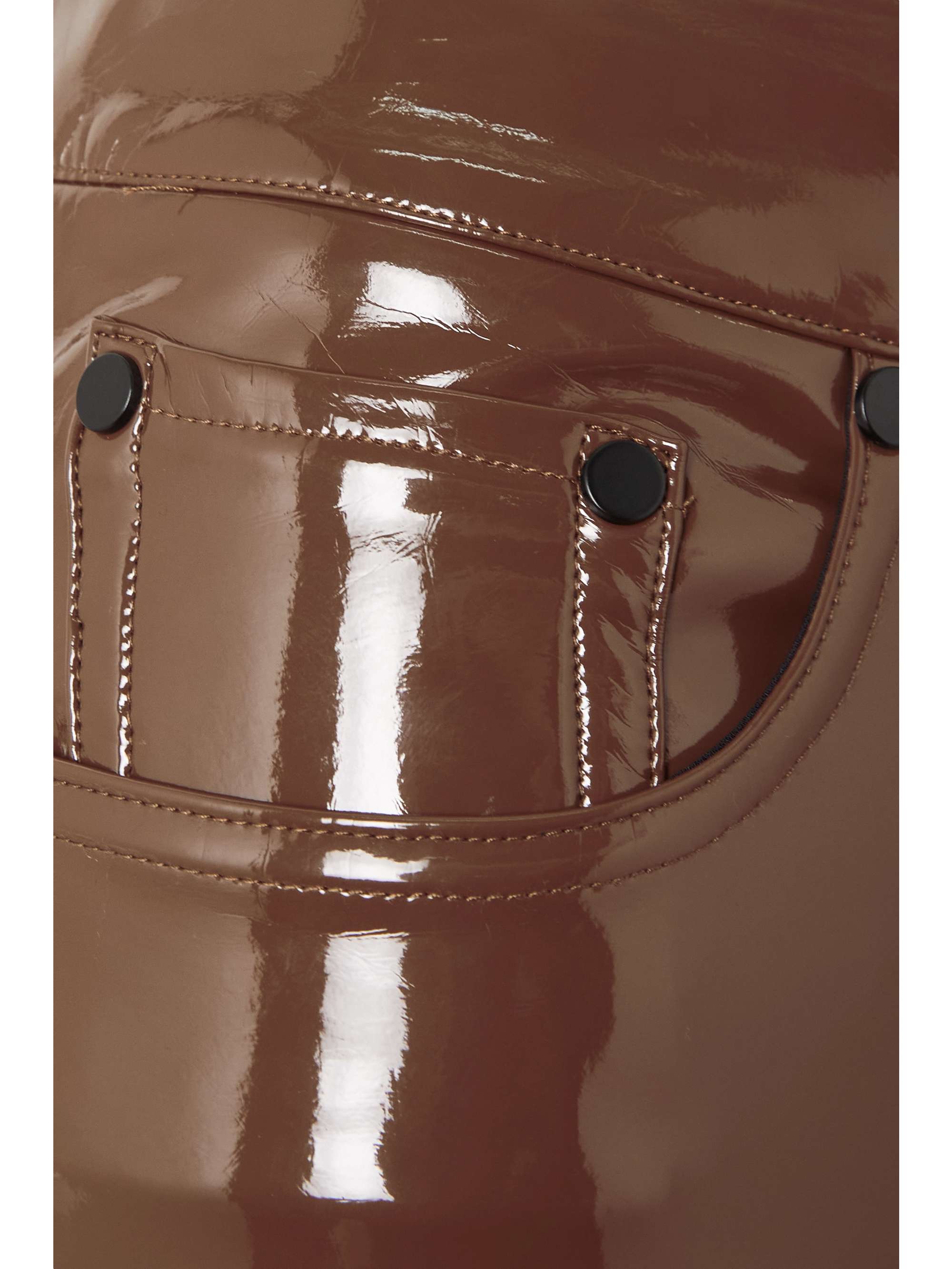 COMMANDO Faux patent-leather skinny pants