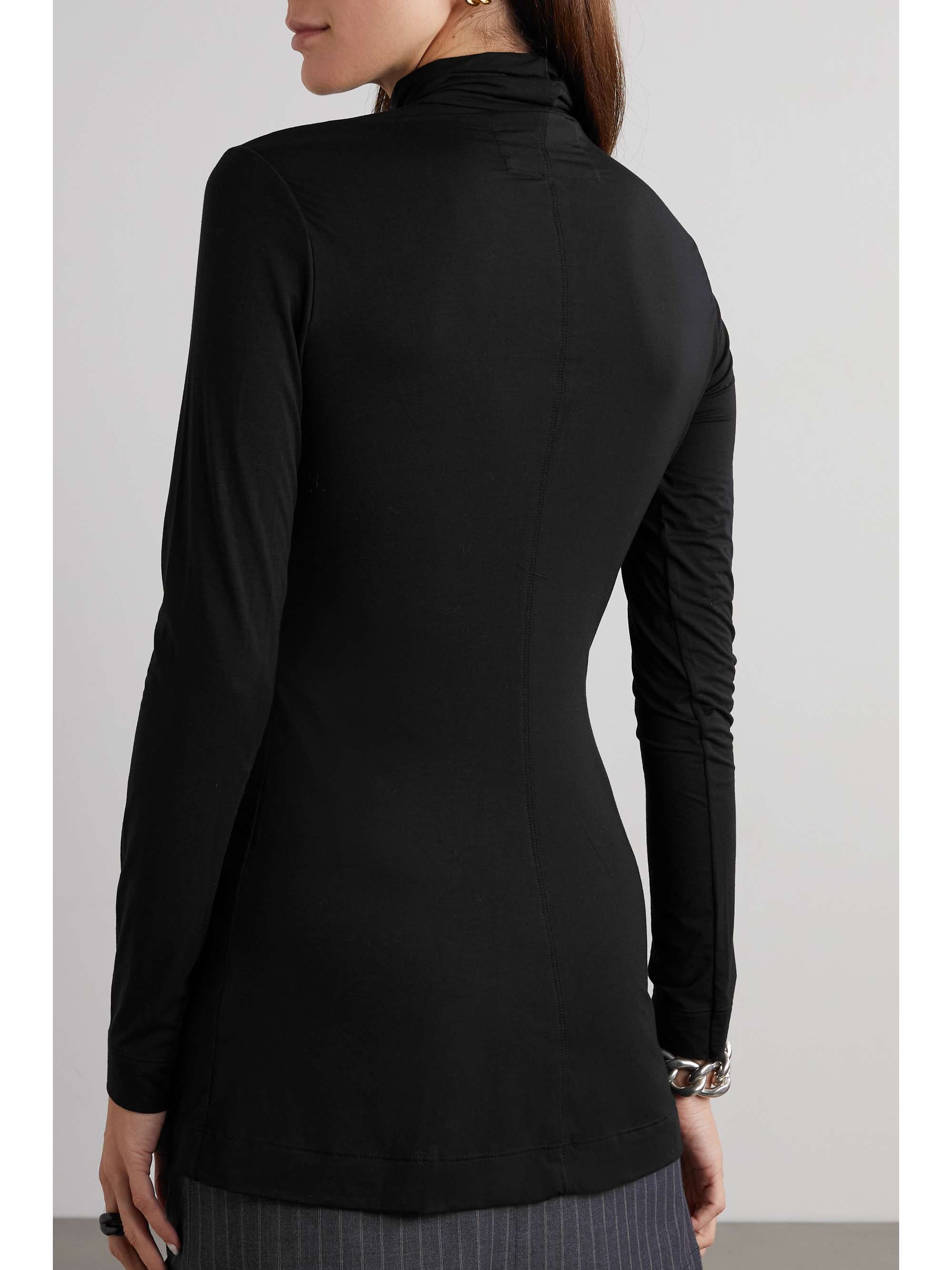 COMMANDO Stretch-modal jersey turtleneck top