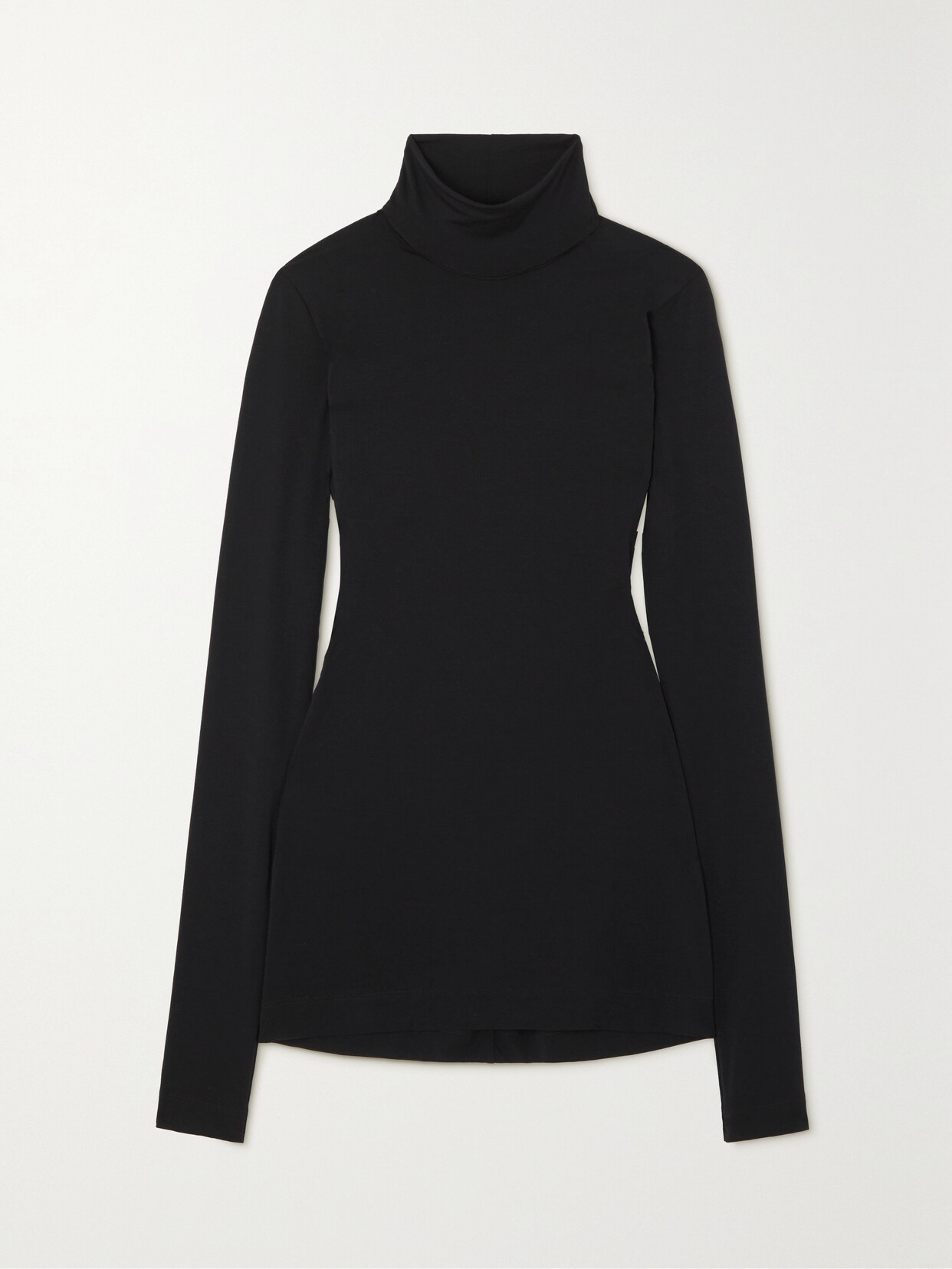 Commando - Stretch-modal Jersey Turtleneck Top - Black