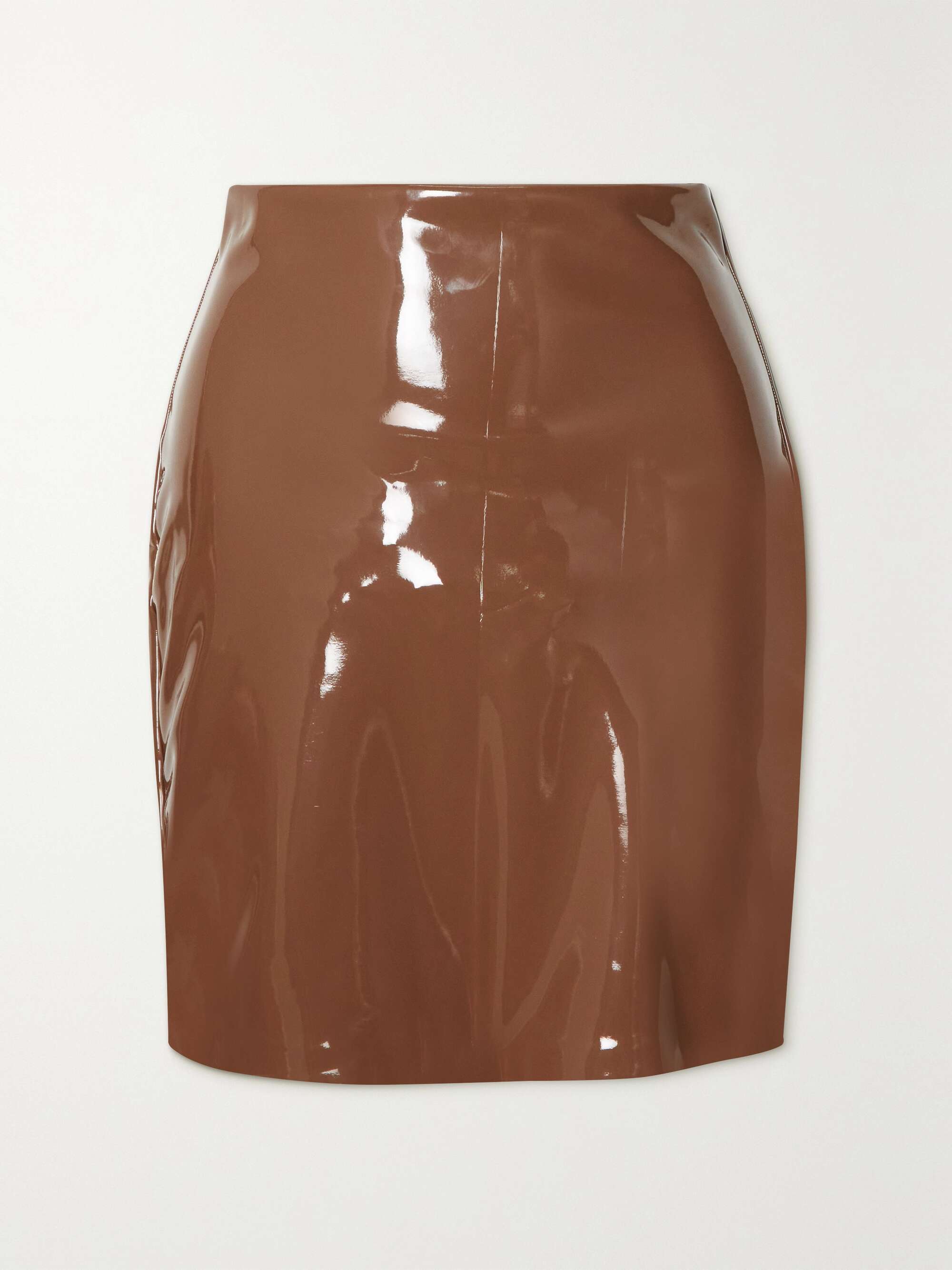 Commando Faux Patent Leather Mini Skort - Clothing from Luxury