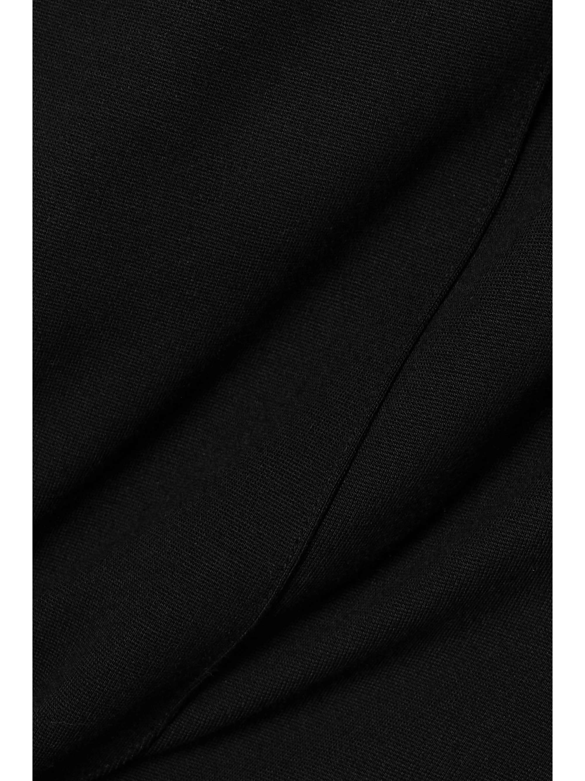 LESET Rio belted stretch-jersey straight-leg pants