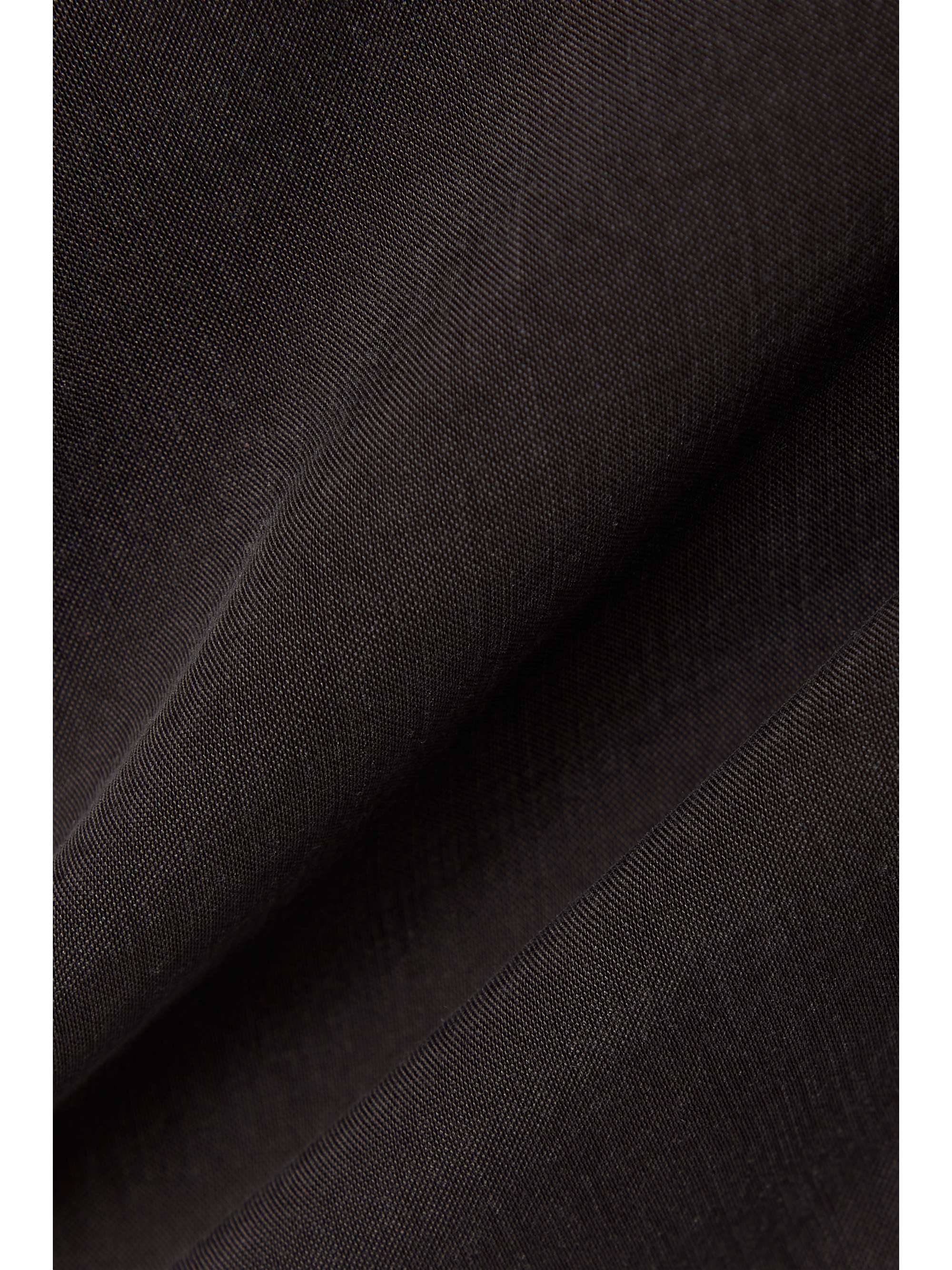 LESET Kim TENCEL-blend sateen maxi dress
