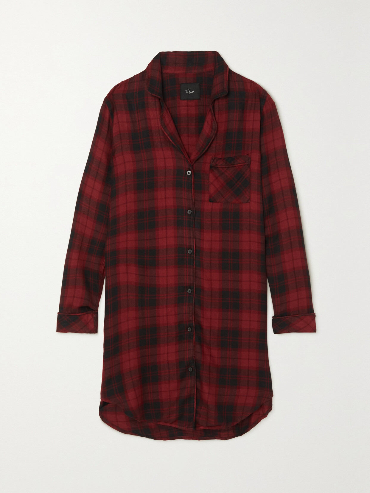 Rails - Checked Flannel Nightshirt - Red