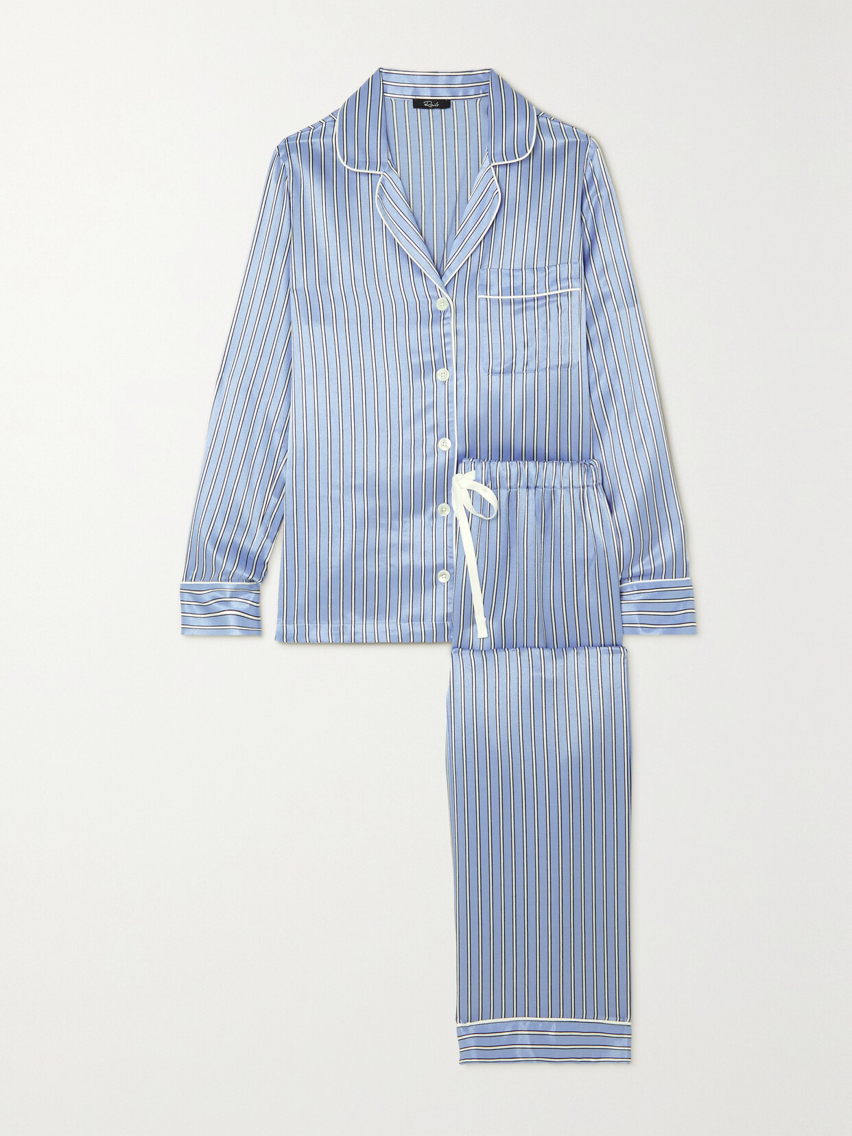 Rails - Alba Striped Satin Pajama Set - Blue