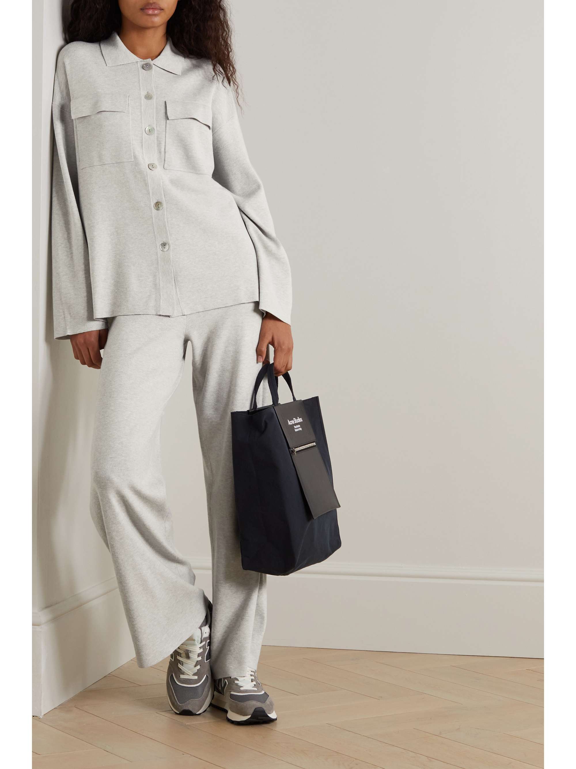 RAILS Krista ribbed mélange jersey pants