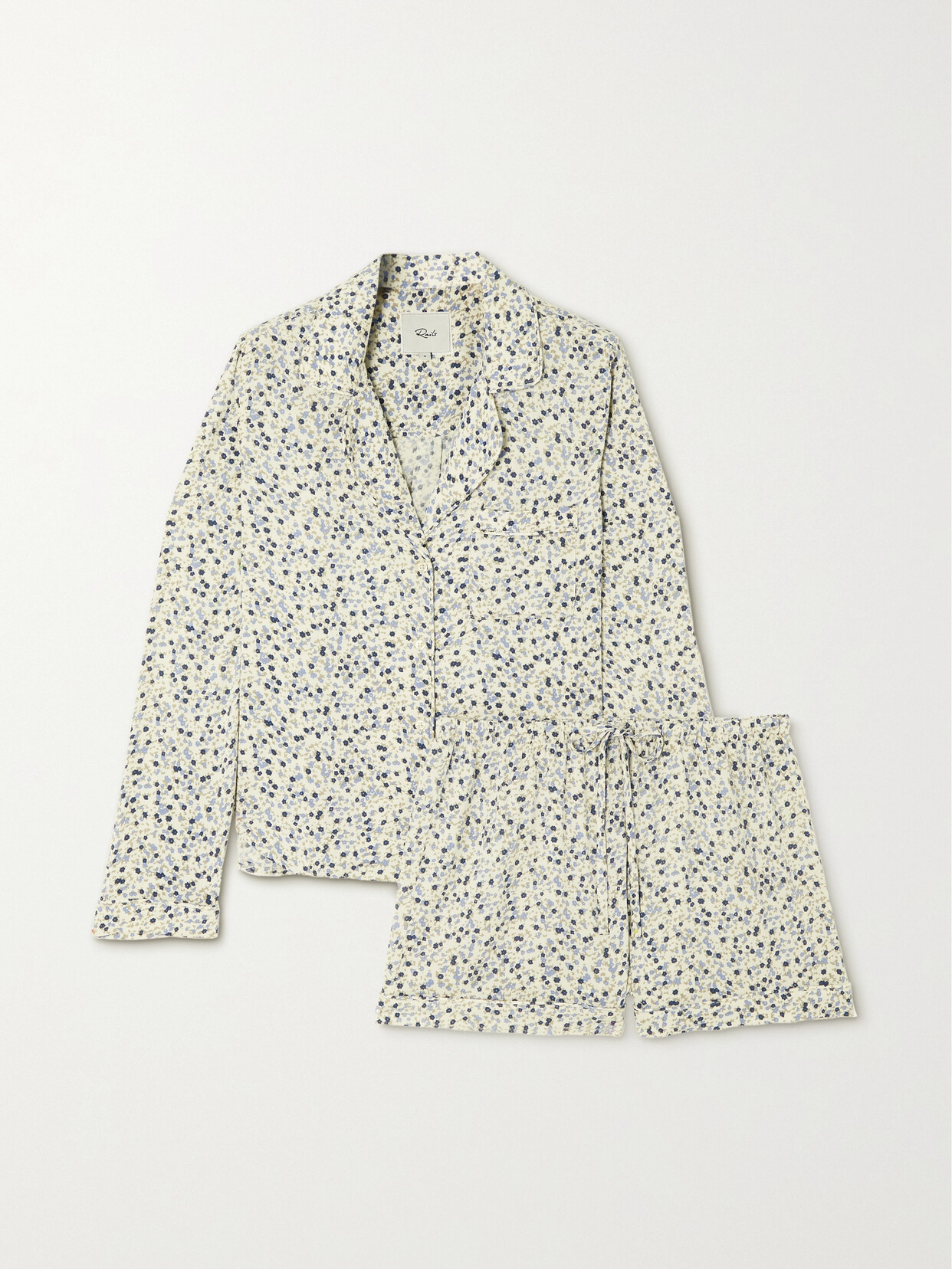 Rails - Kellen Floral-print Twill Pajama Set - Off-white