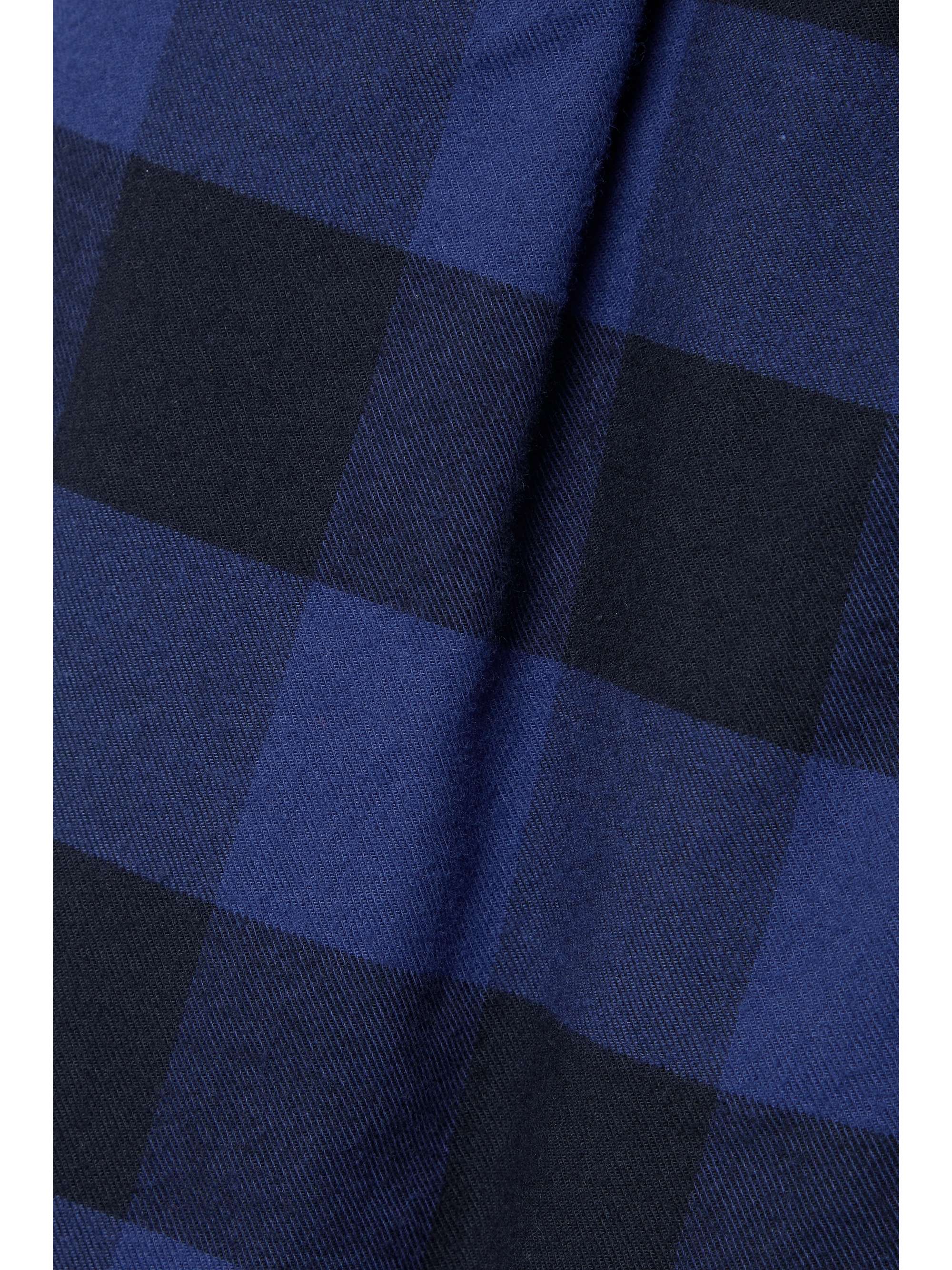 TEKLA Gingham organic brushed cottonflannel pajama pants NETAPORTER