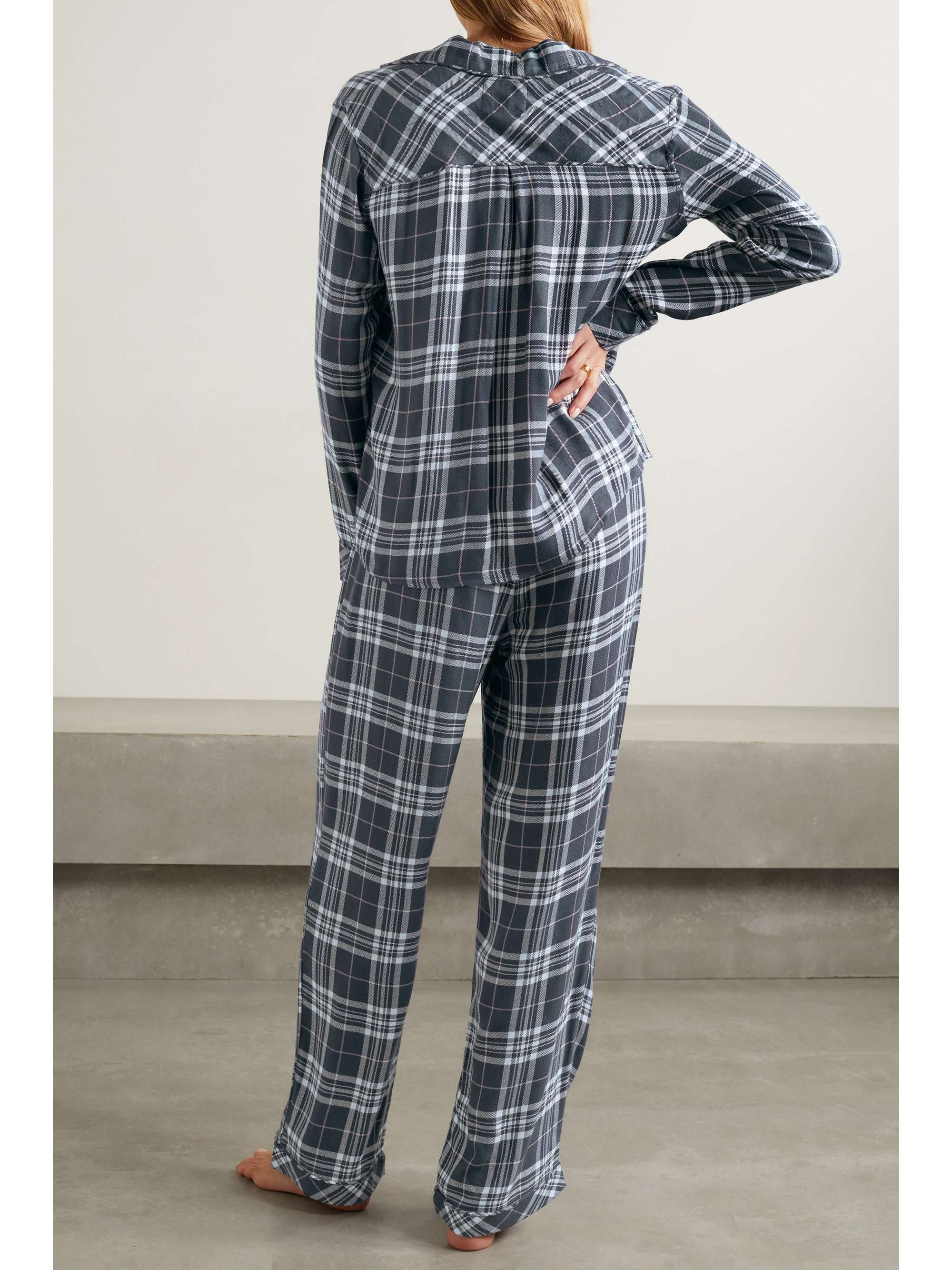 RAILS Clara checked flannel pajama set