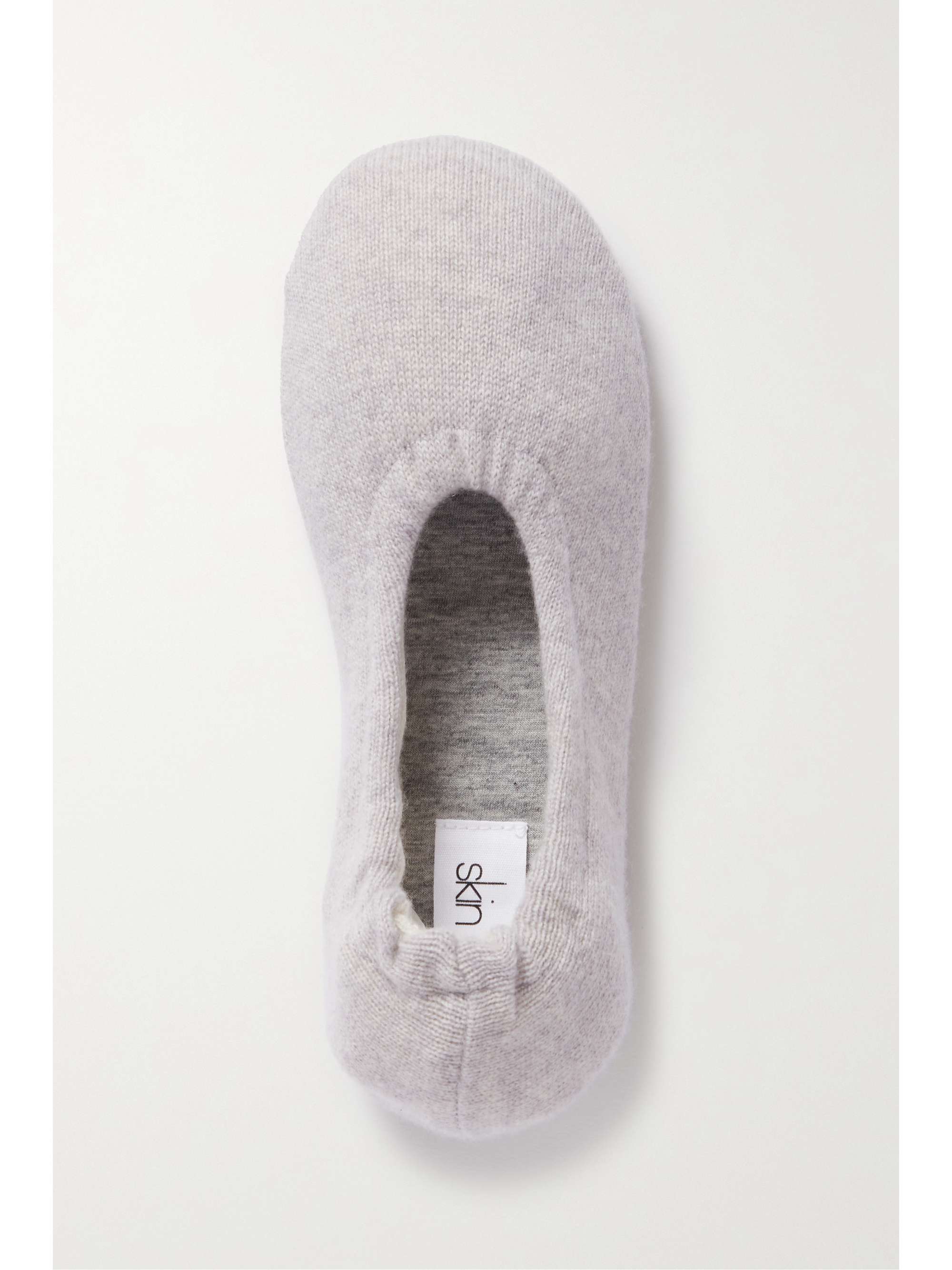 SKIN Cashmere ballet flats