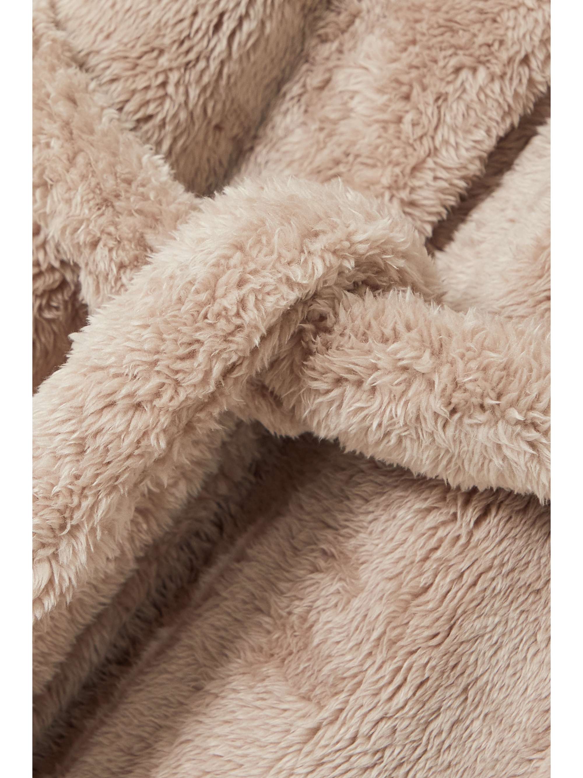 SKIN Wynter hooded recycled faux fur robe