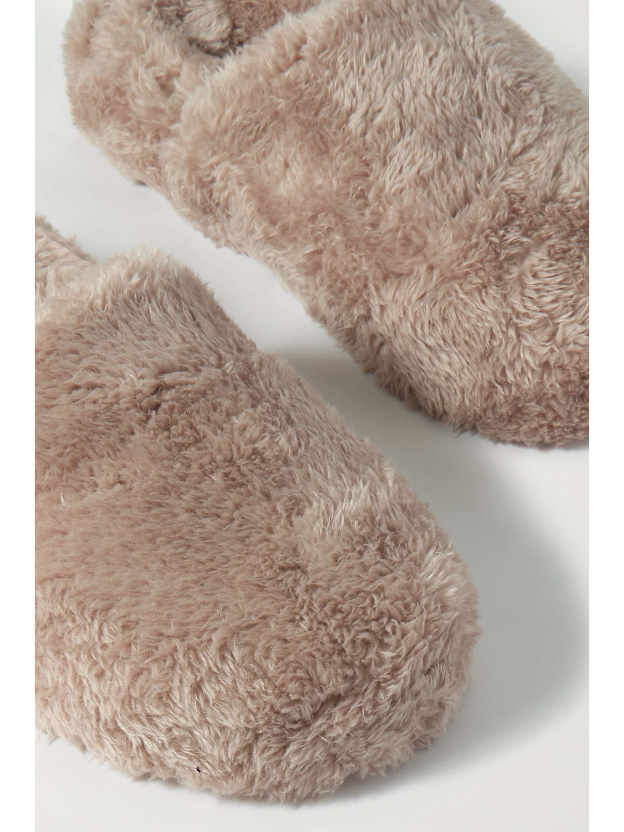 SKIN Winnie recycled faux fur slippers
