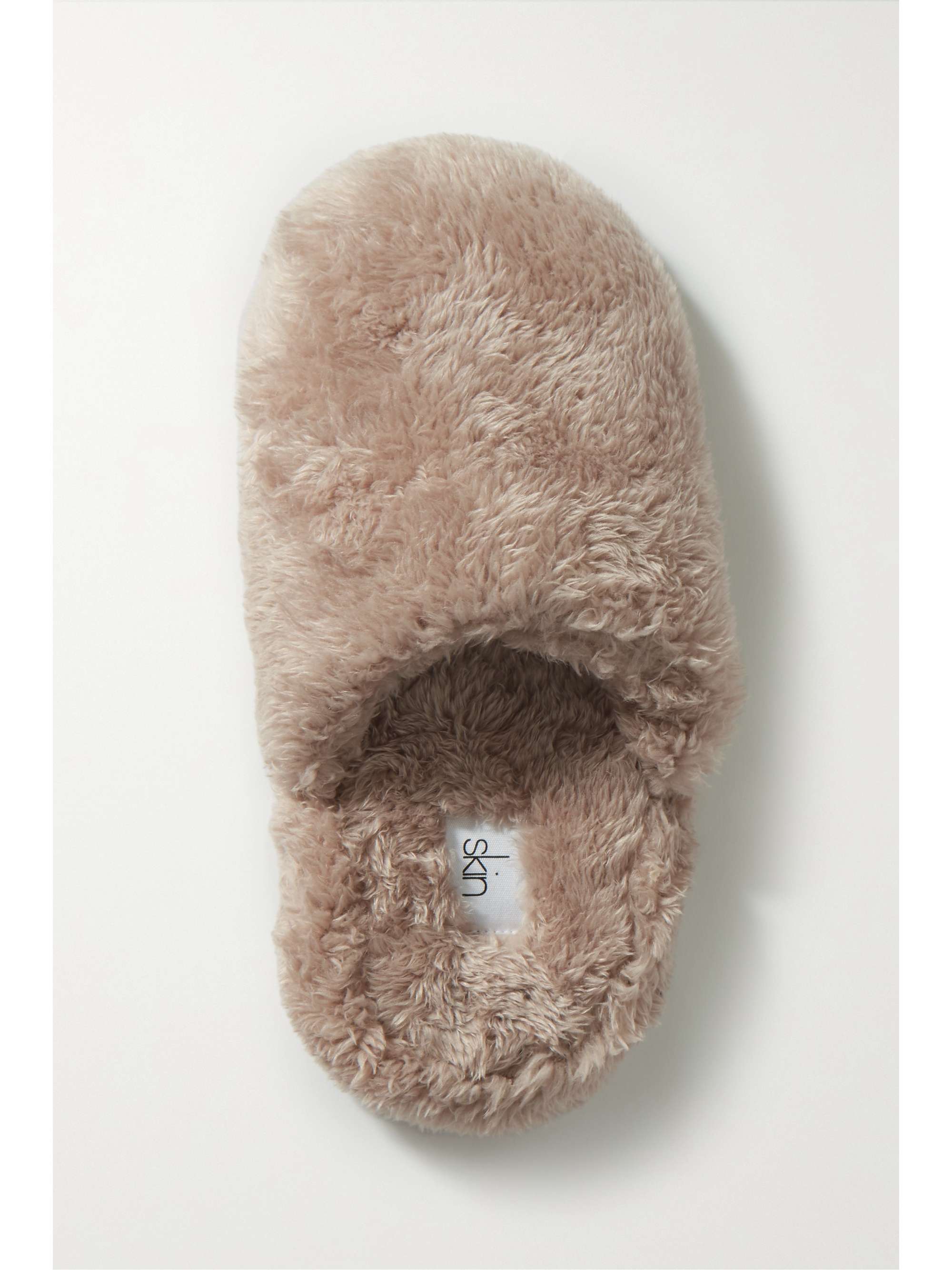 SKIN Winnie recycled faux fur slippers