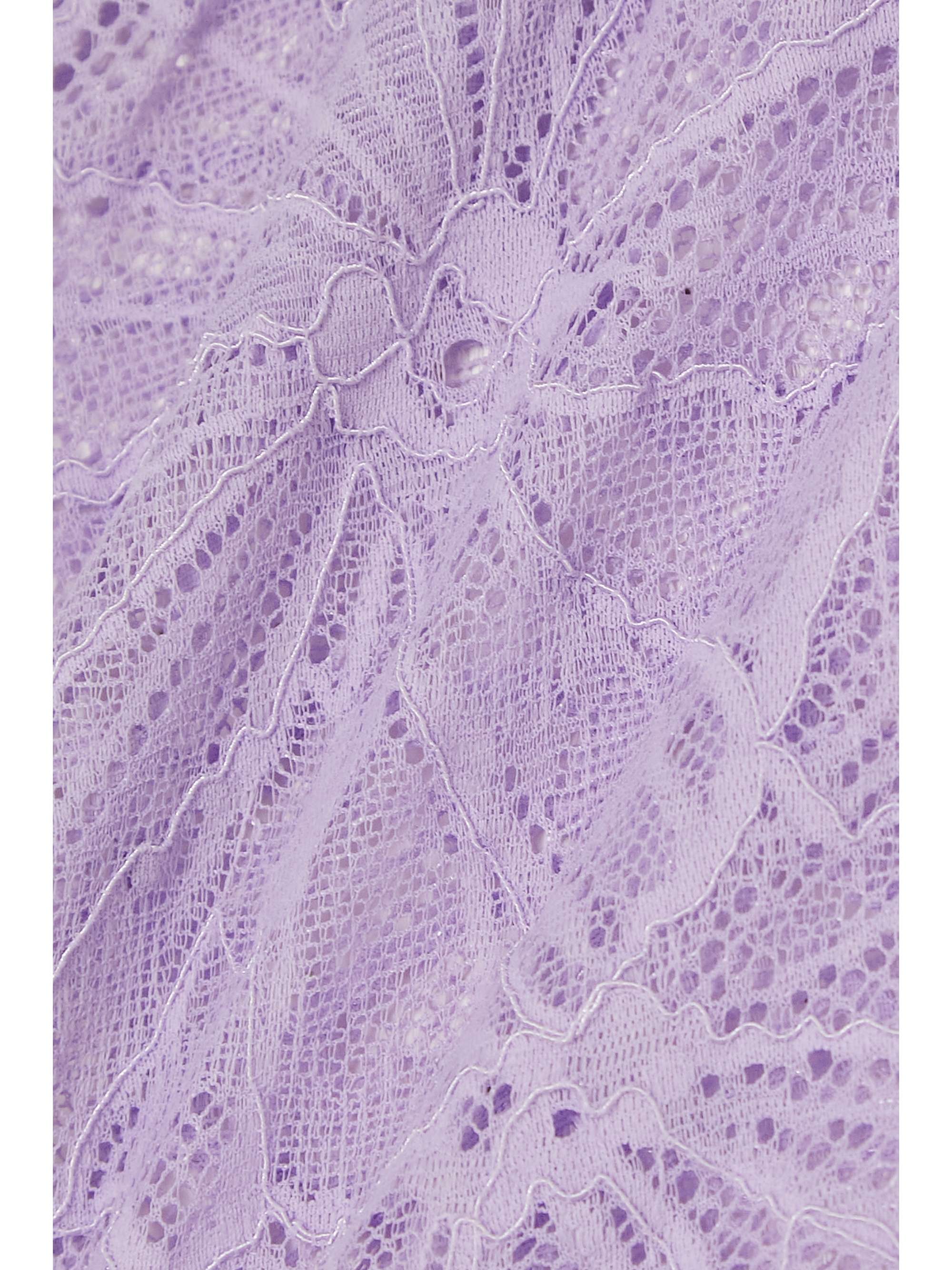 DORA LARSEN + NET SUSTAIN Anais recycled-lace briefs