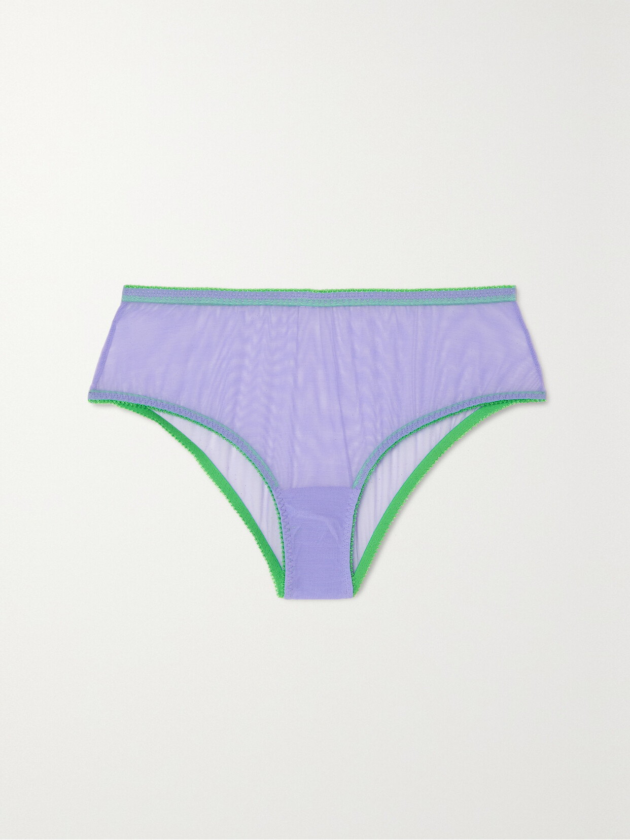 Dora Larsen - + Net Sustain Coralee Clean Recycled-tulle Briefs - Blue