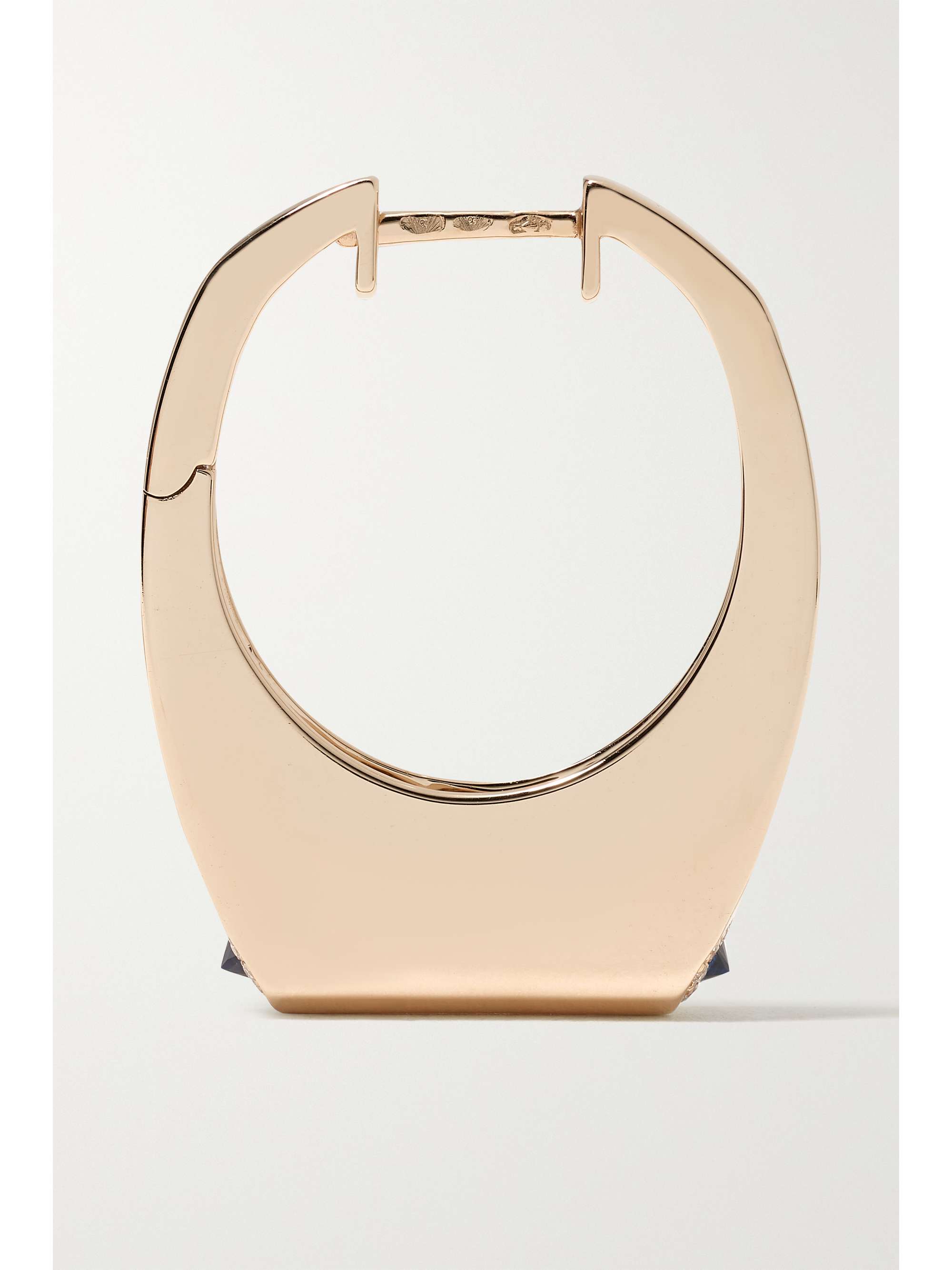RAINBOW K Grace 14-karat gold, sapphire and diamond single earring