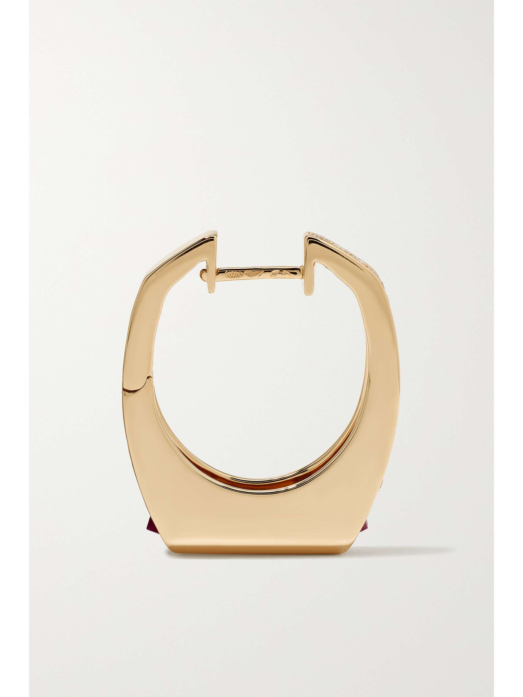 RAINBOW K Grace 14-karat gold diamond single earring