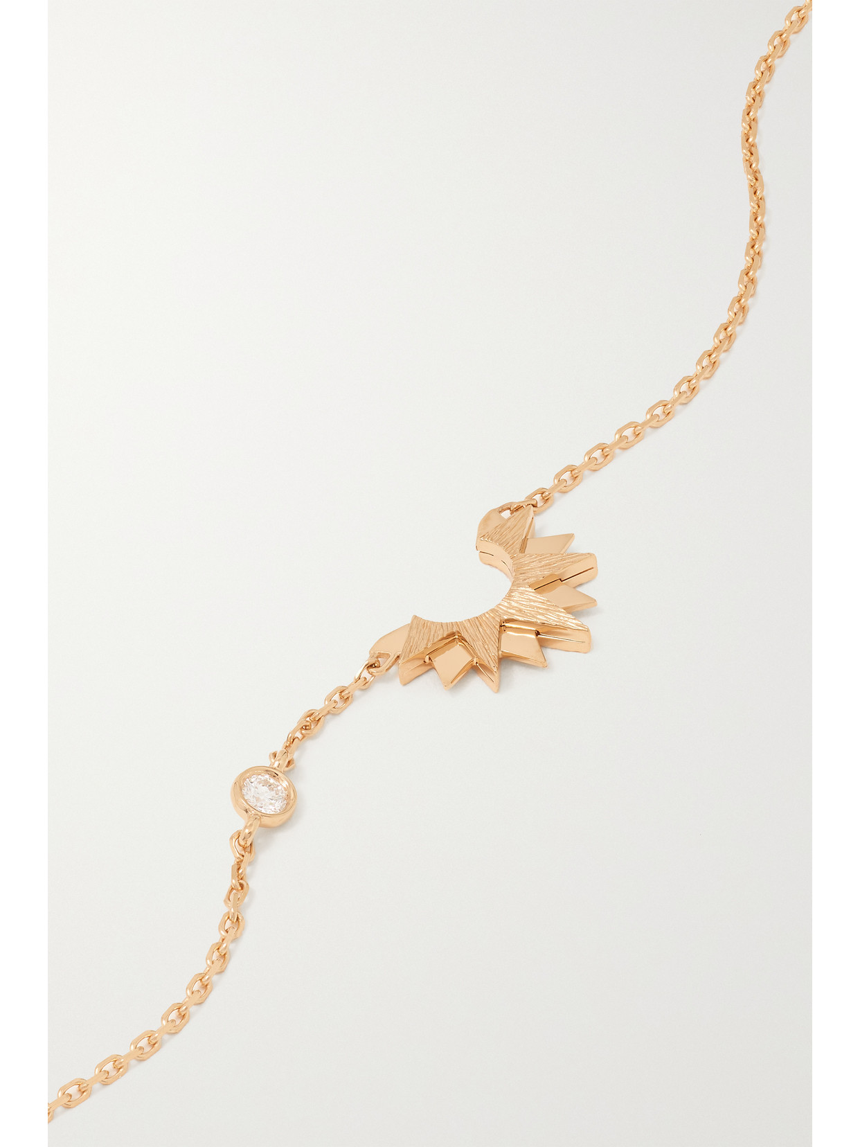 PIAGET SUNLIGHT 18-KARAT ROSE GOLD DIAMOND BRACELET
