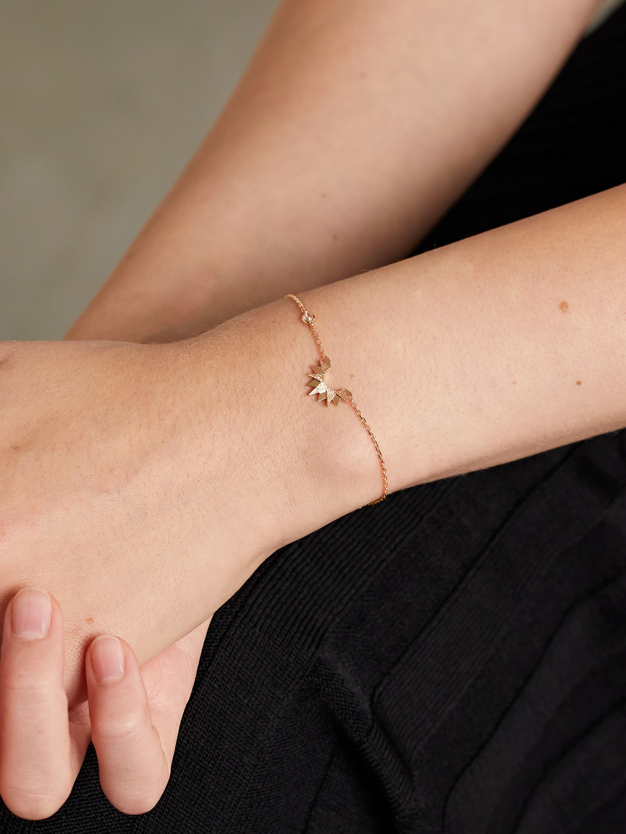 PIAGET SUNLIGHT 18-KARAT ROSE GOLD DIAMOND BRACELET
