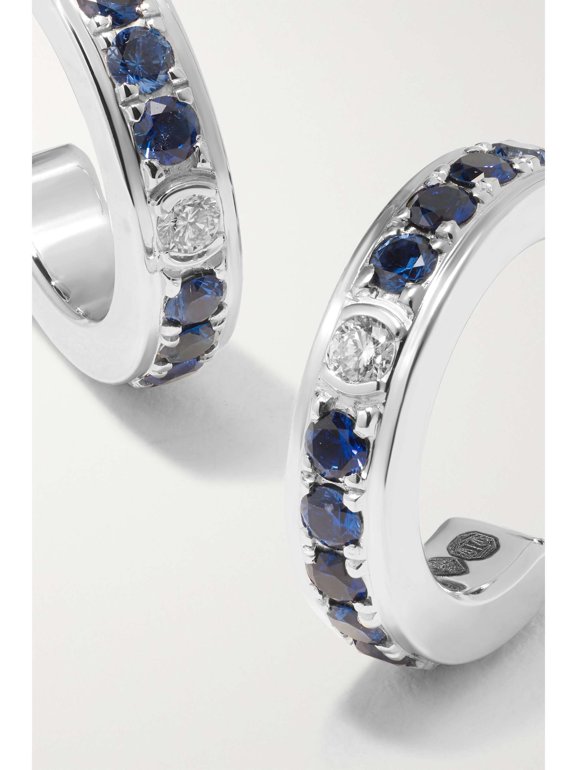 PIAGET Boucles d'oreilles en or rose 18 carats (750/1000), diamant et émeraudes Possession