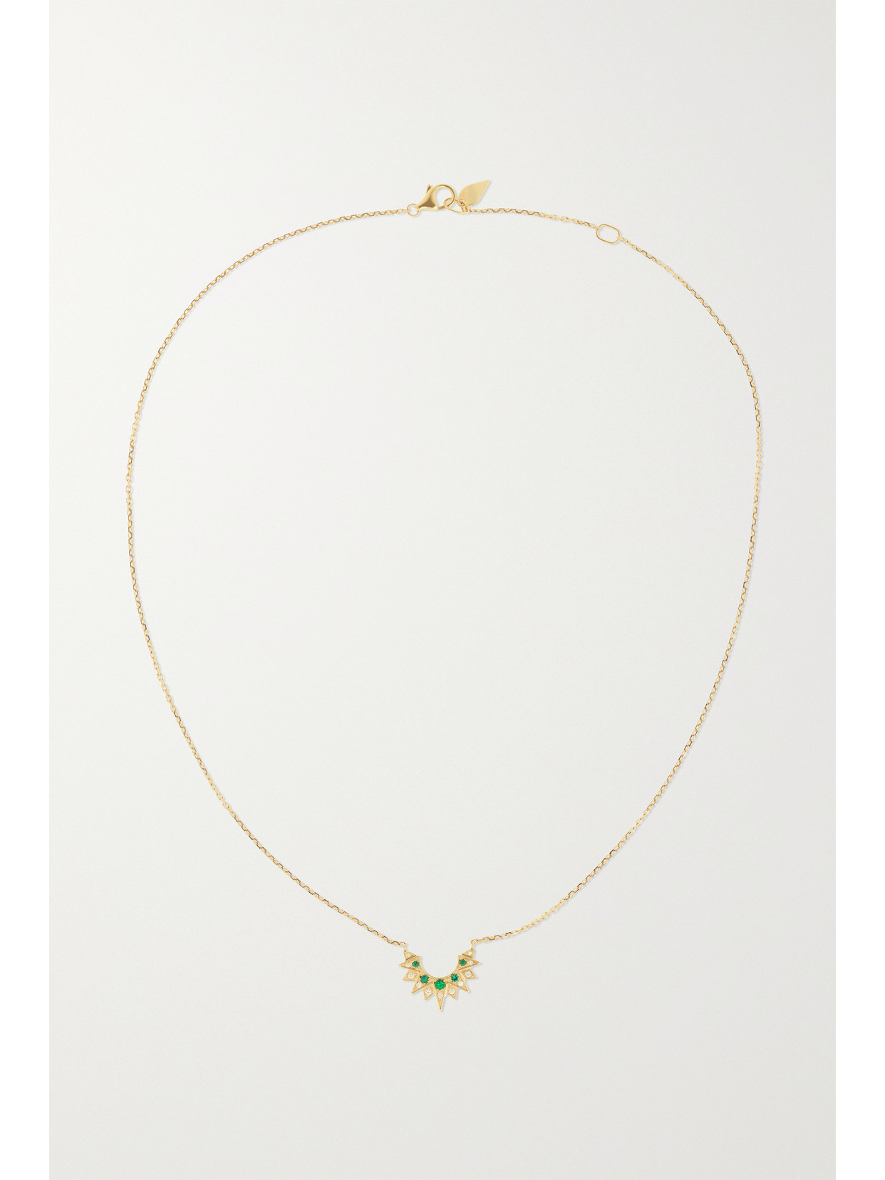 Piaget Sunlight Rose Gold, Emerald And Diamond Necklace