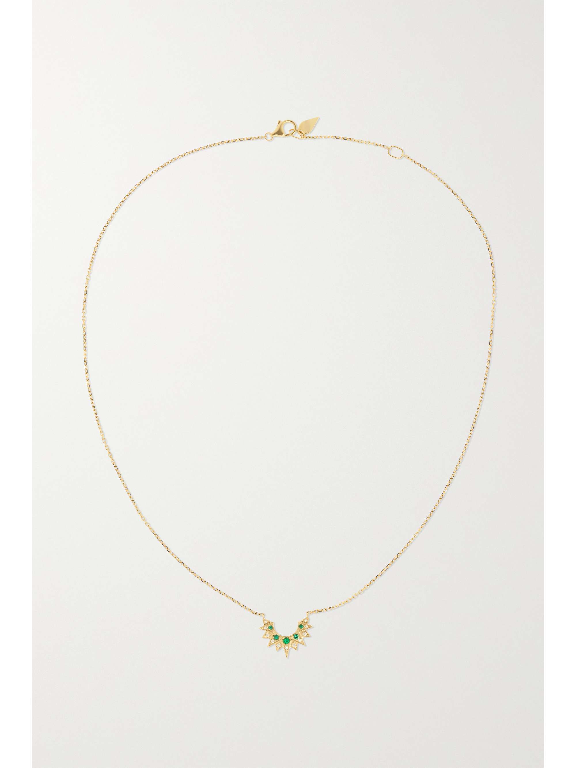 PIAGET Sunlight rose gold, emerald and diamond necklace