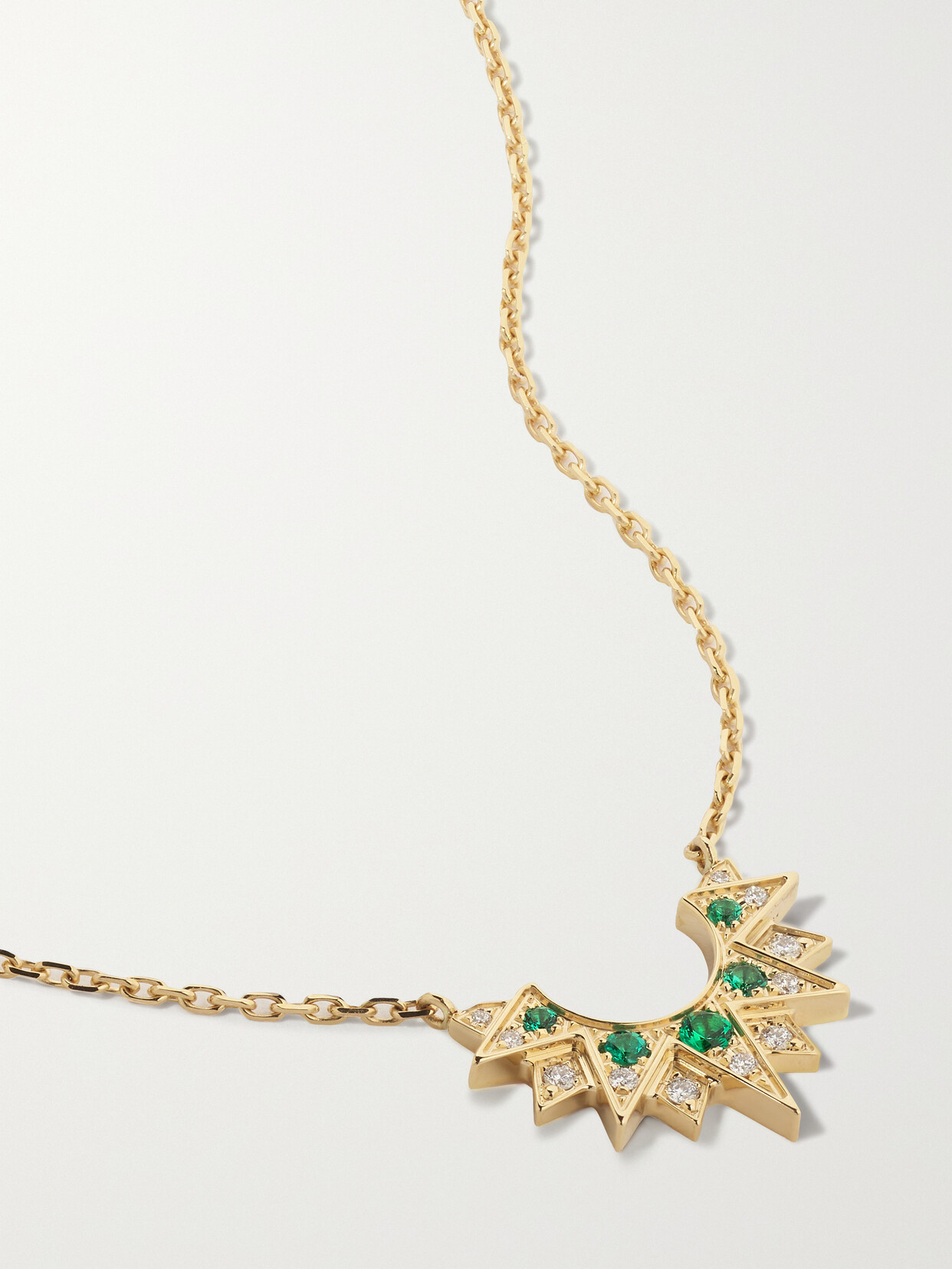 Piaget - Sunlight Rose Gold, Emerald And Diamond Necklace - one size