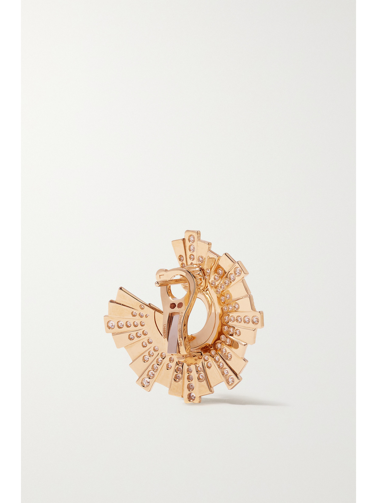 Piaget Sunlight Palace 18-karat Rose Gold Diamond Earrings In Gold
