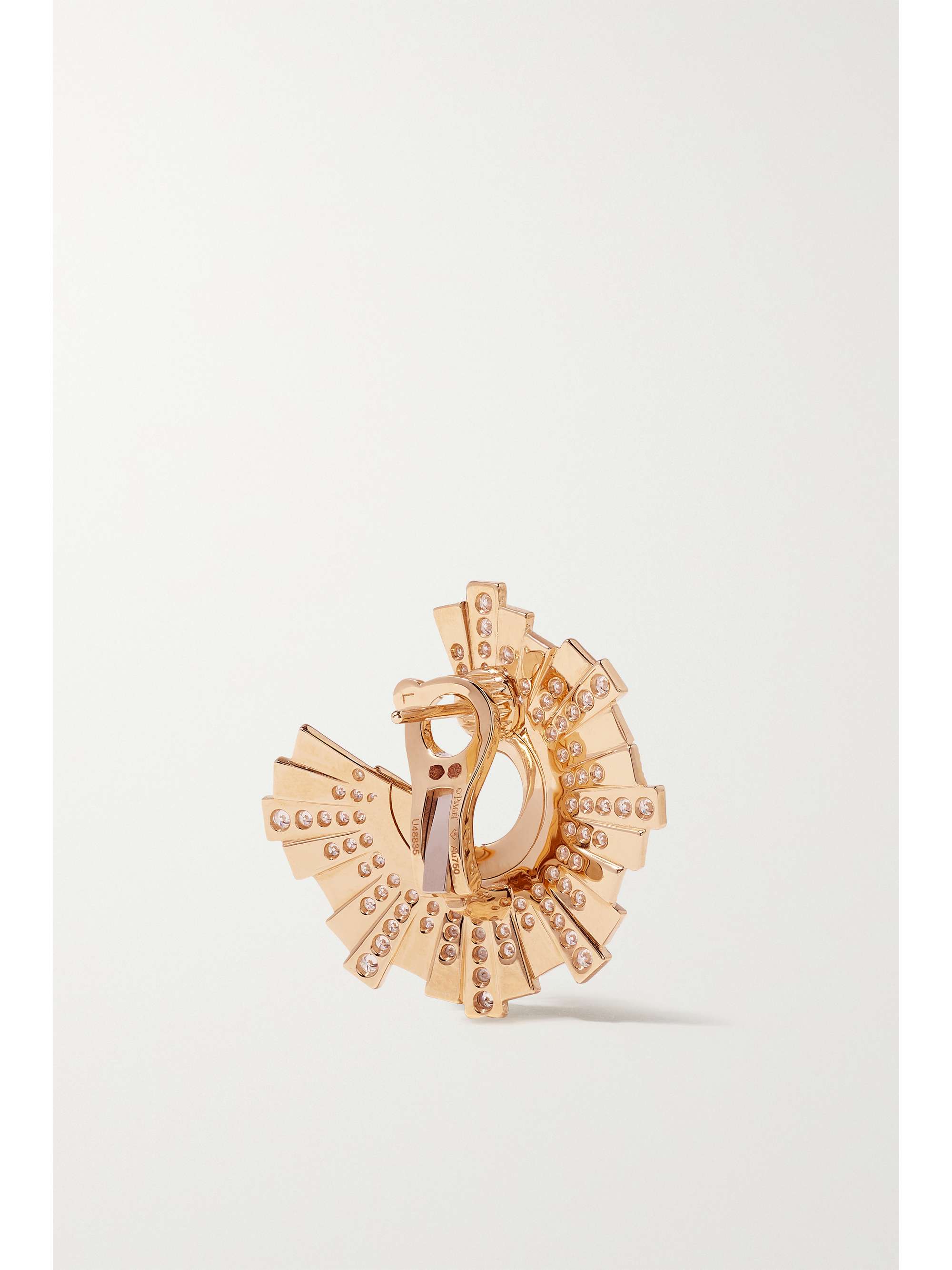 PIAGET Sunlight Palace 18-karat rose gold diamond earrings
