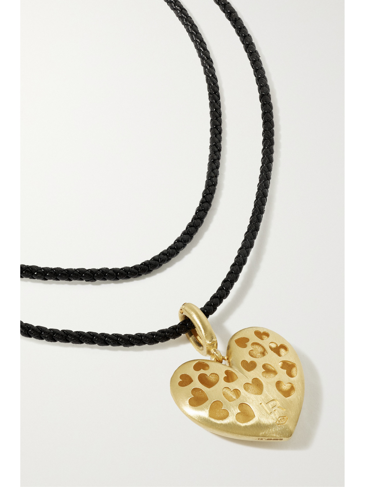 Lauren Rubinski - 14-karat Gold And Leather Necklace - one size 22 Awaiting product image