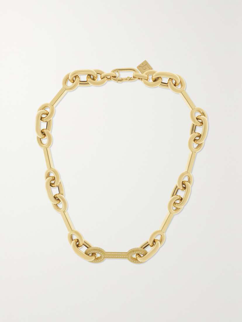Lauren Rubinski 14-karat Gold Necklace