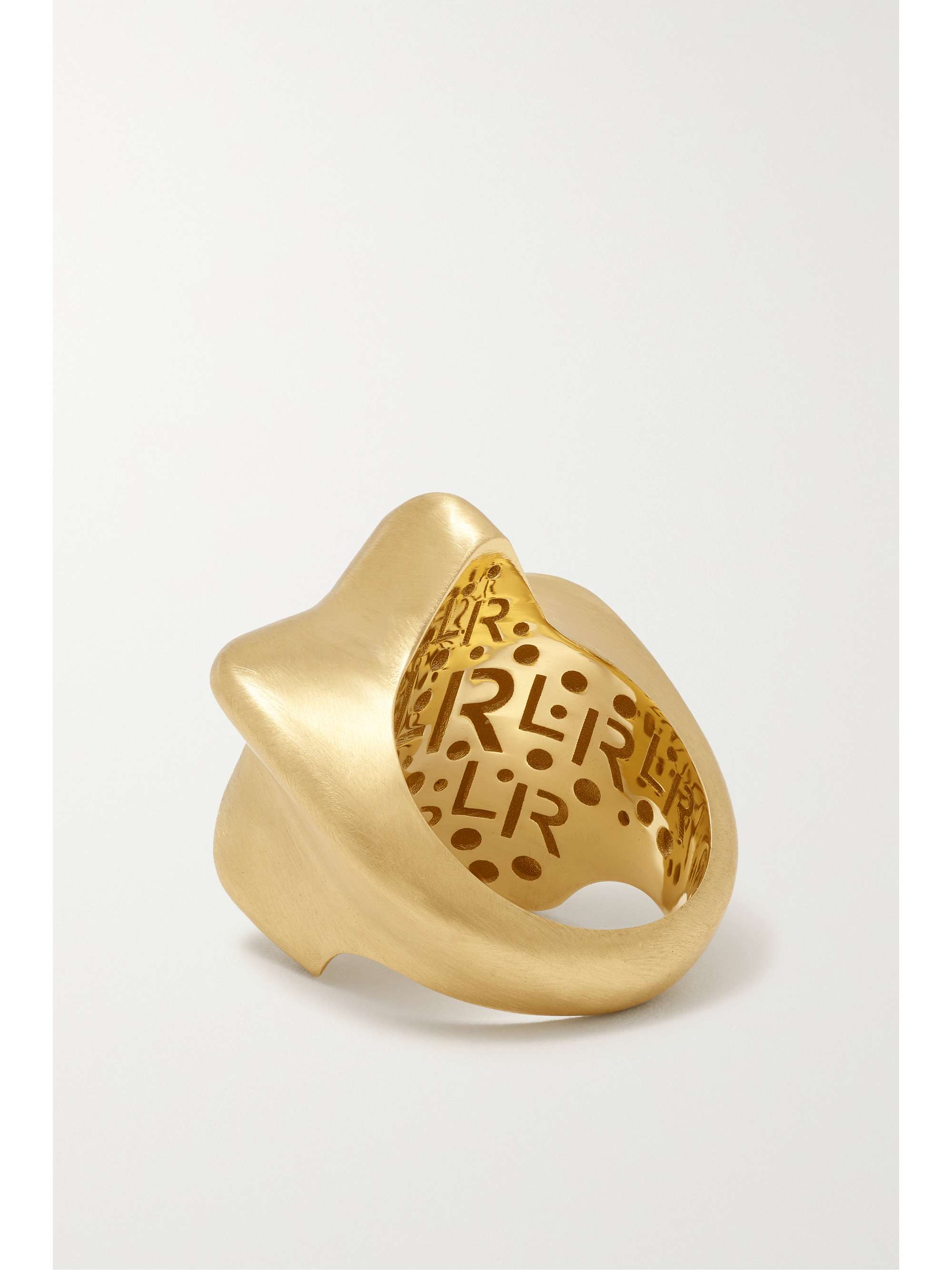 LAUREN RUBINSKI 14-karat gold diamond ring