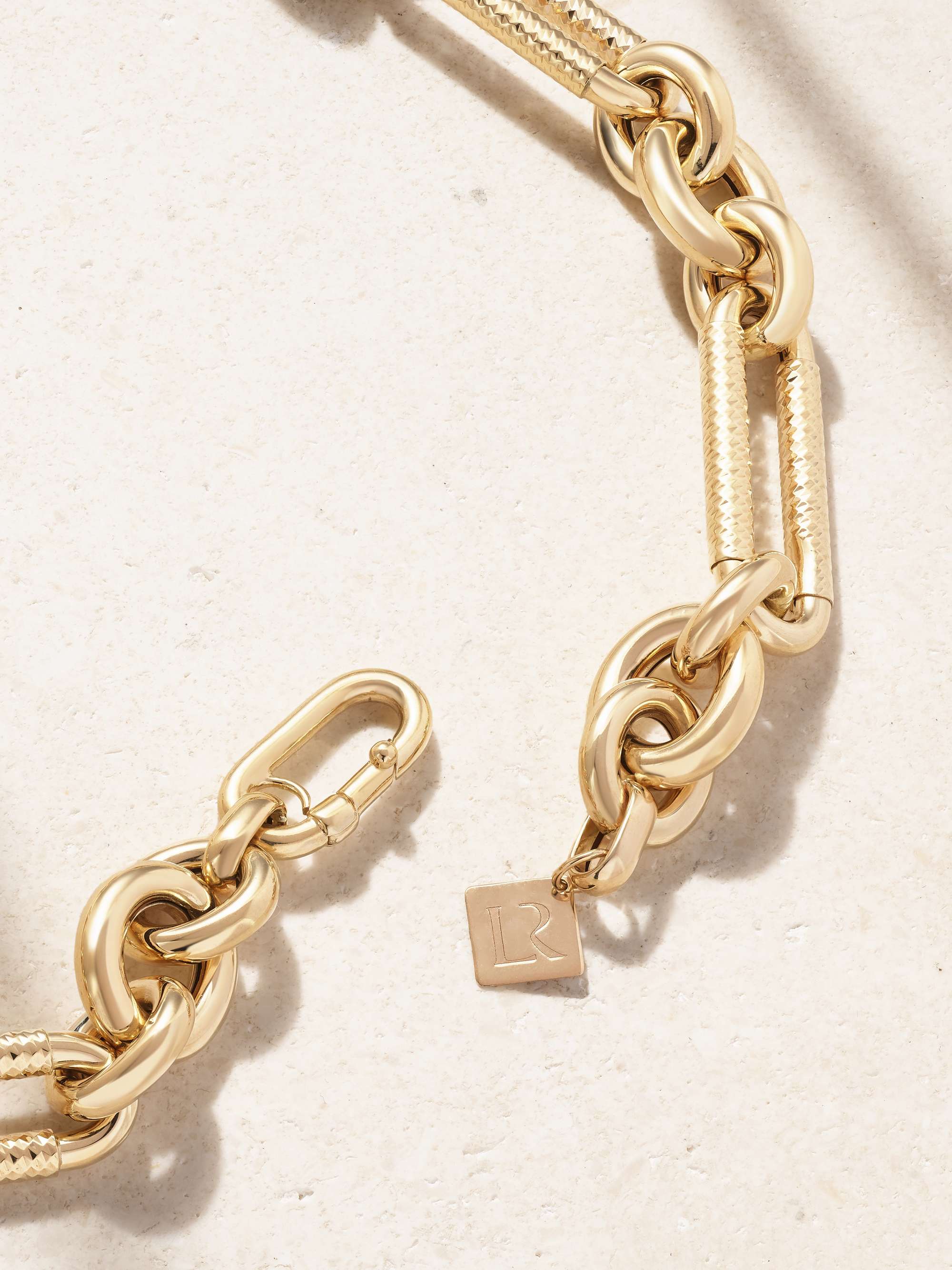 LAUREN RUBINSKI 14-karat gold necklace