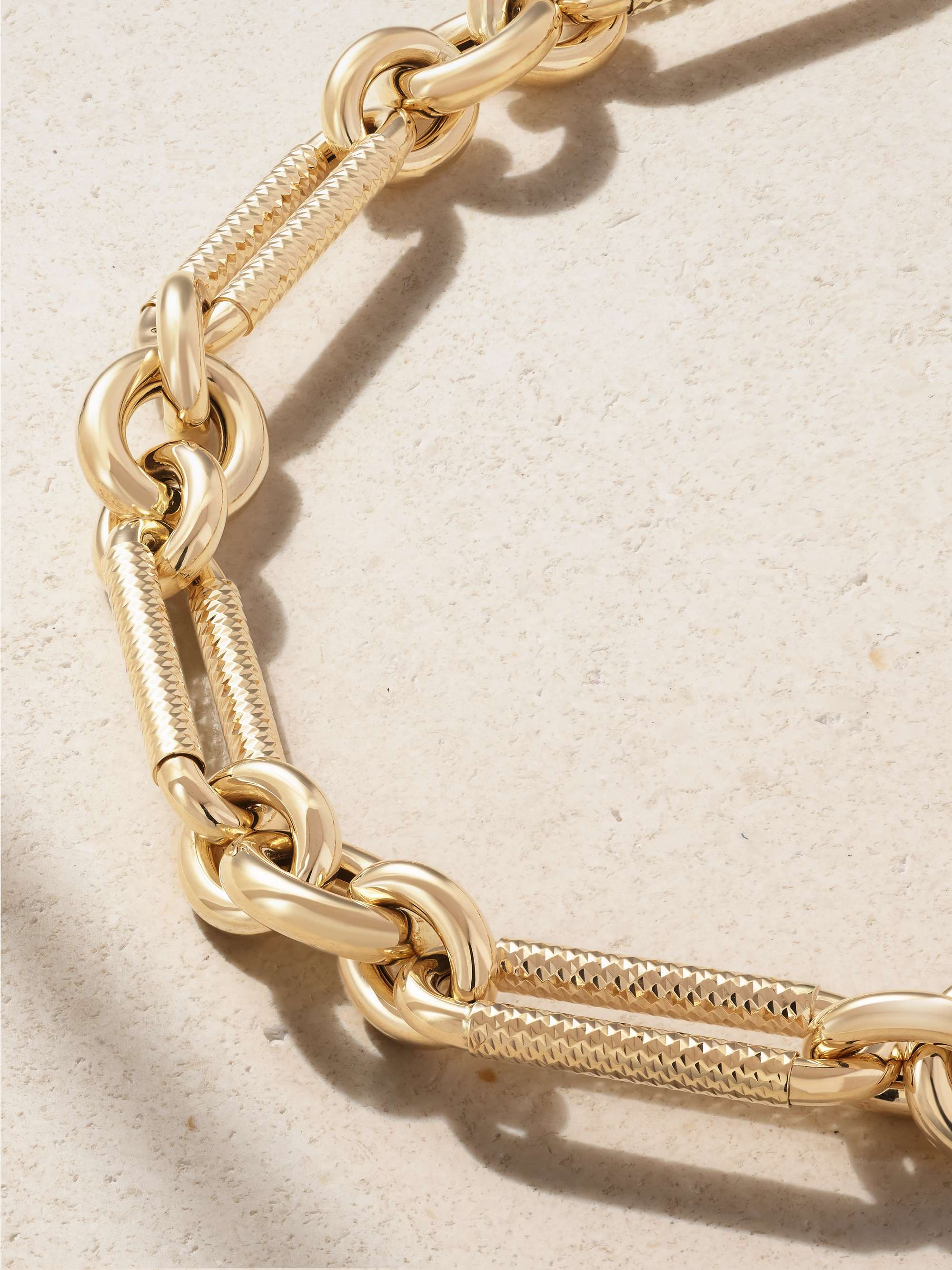 LAUREN RUBINSKI 14-karat gold necklace