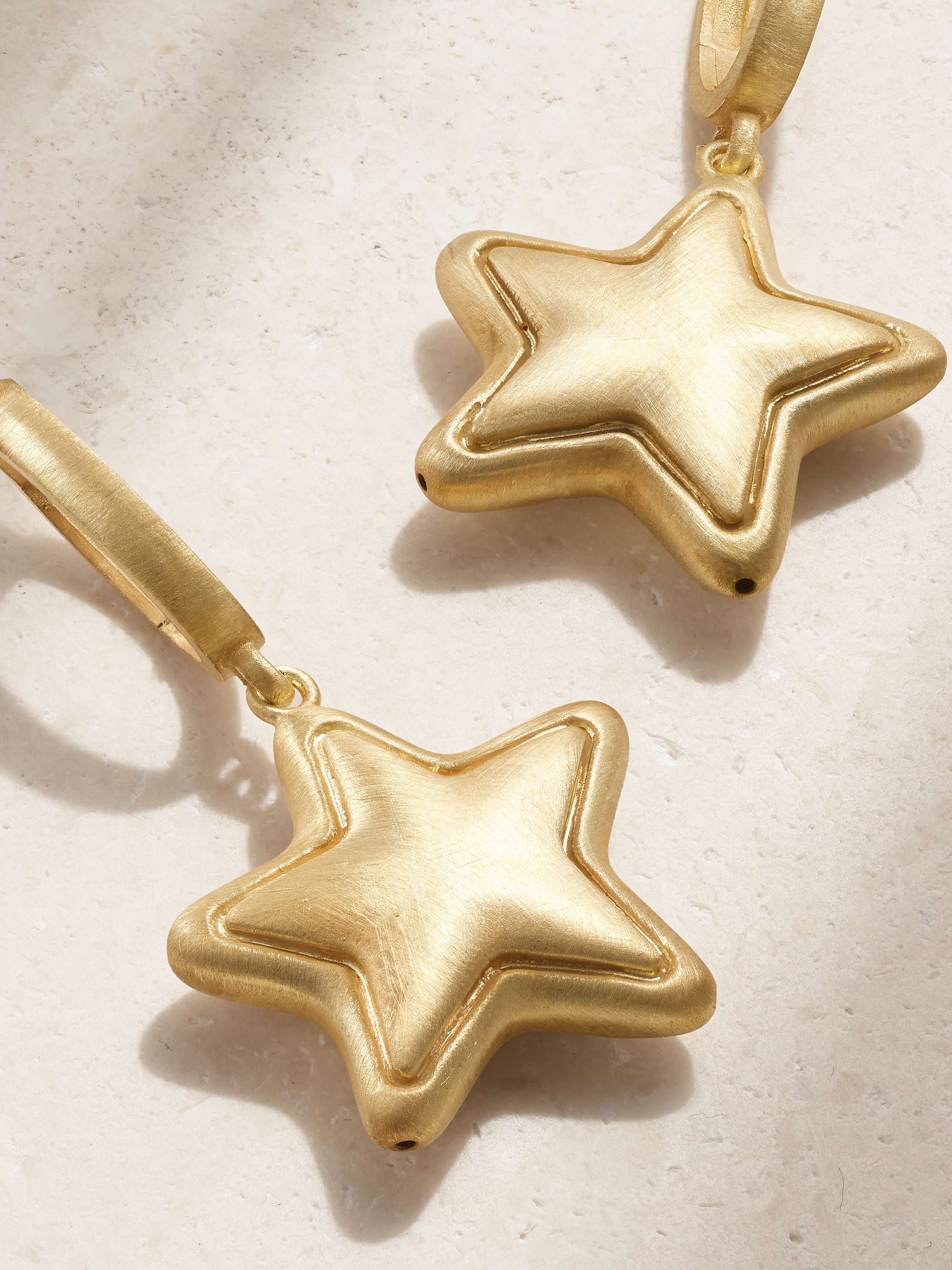 LAUREN RUBINSKI 14-karat gold earrings