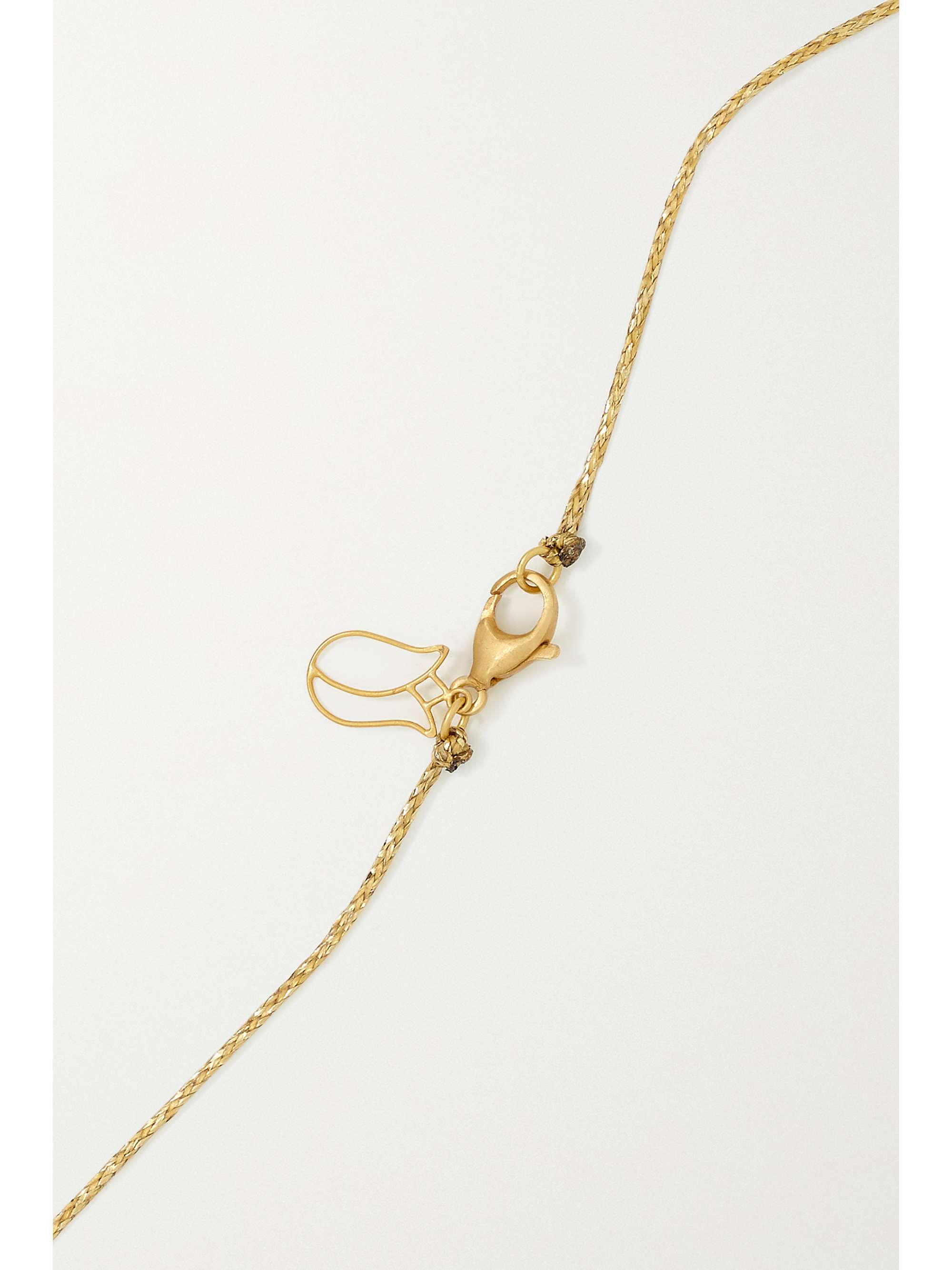 PIPPA SMALL 18-karat gold peridot necklace