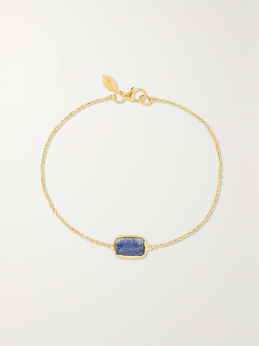 Pippa Small 18-karat Gold Kyanite Bracelet
