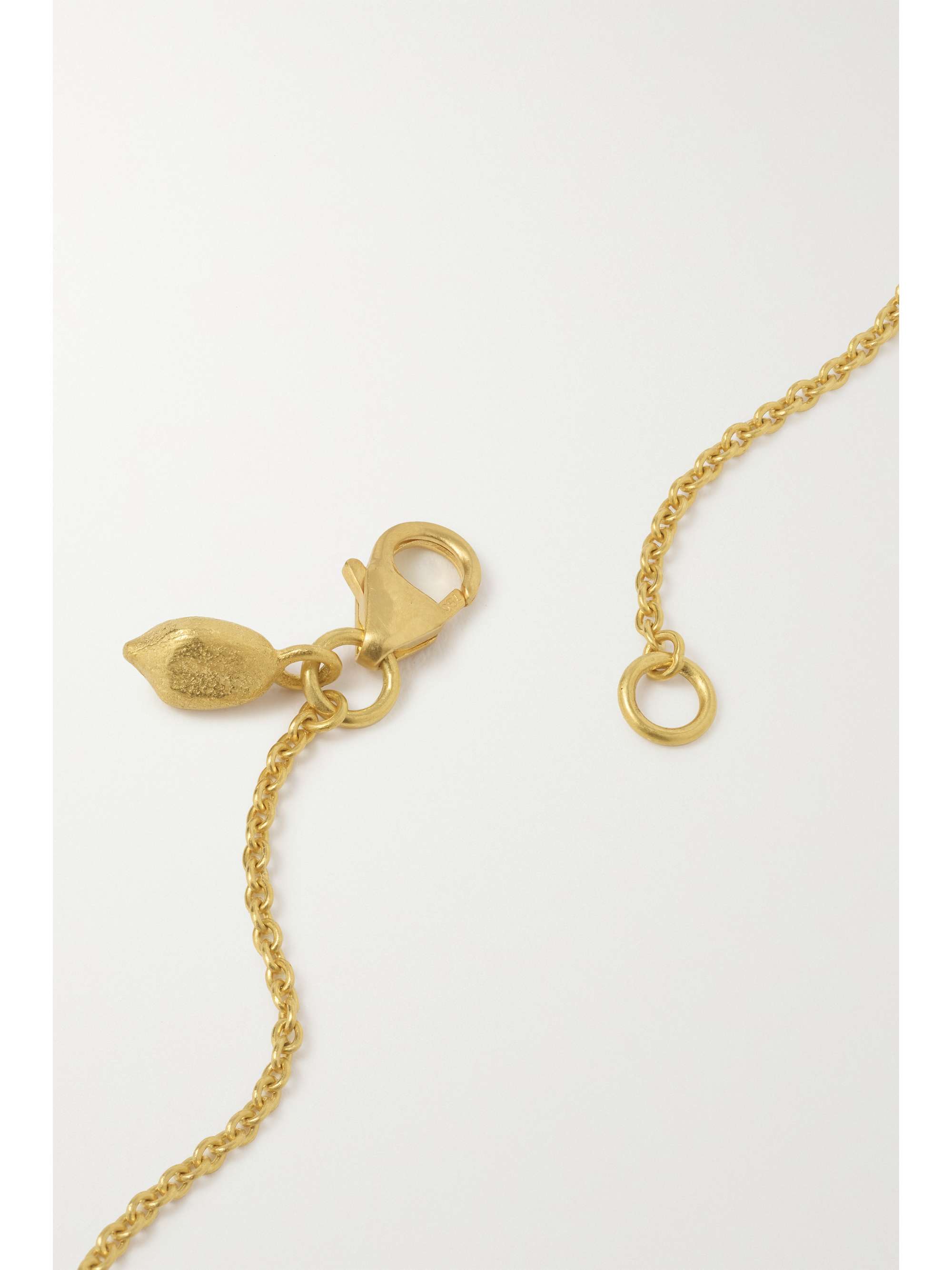 PIPPA SMALL 18-karat gold aquamarine bracelet