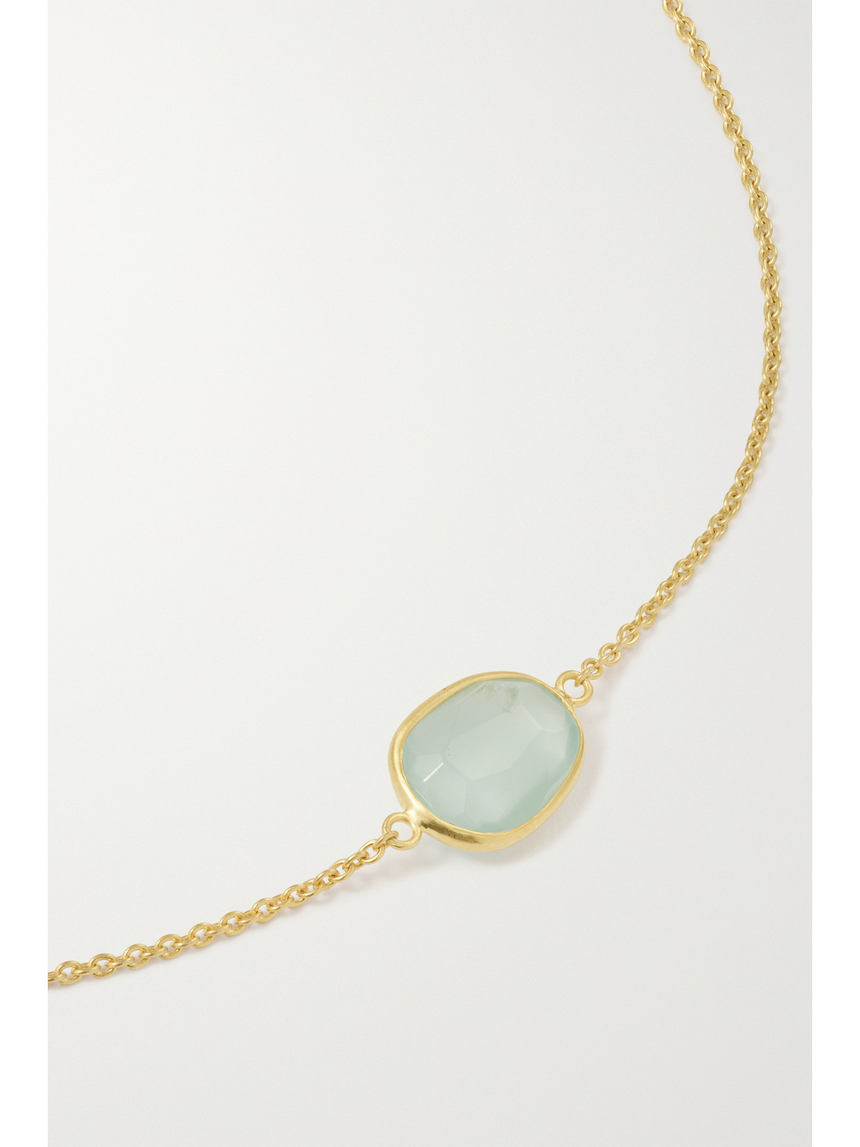 Pippa Small 18-karat Gold Aquamarine Bracelet In Gold