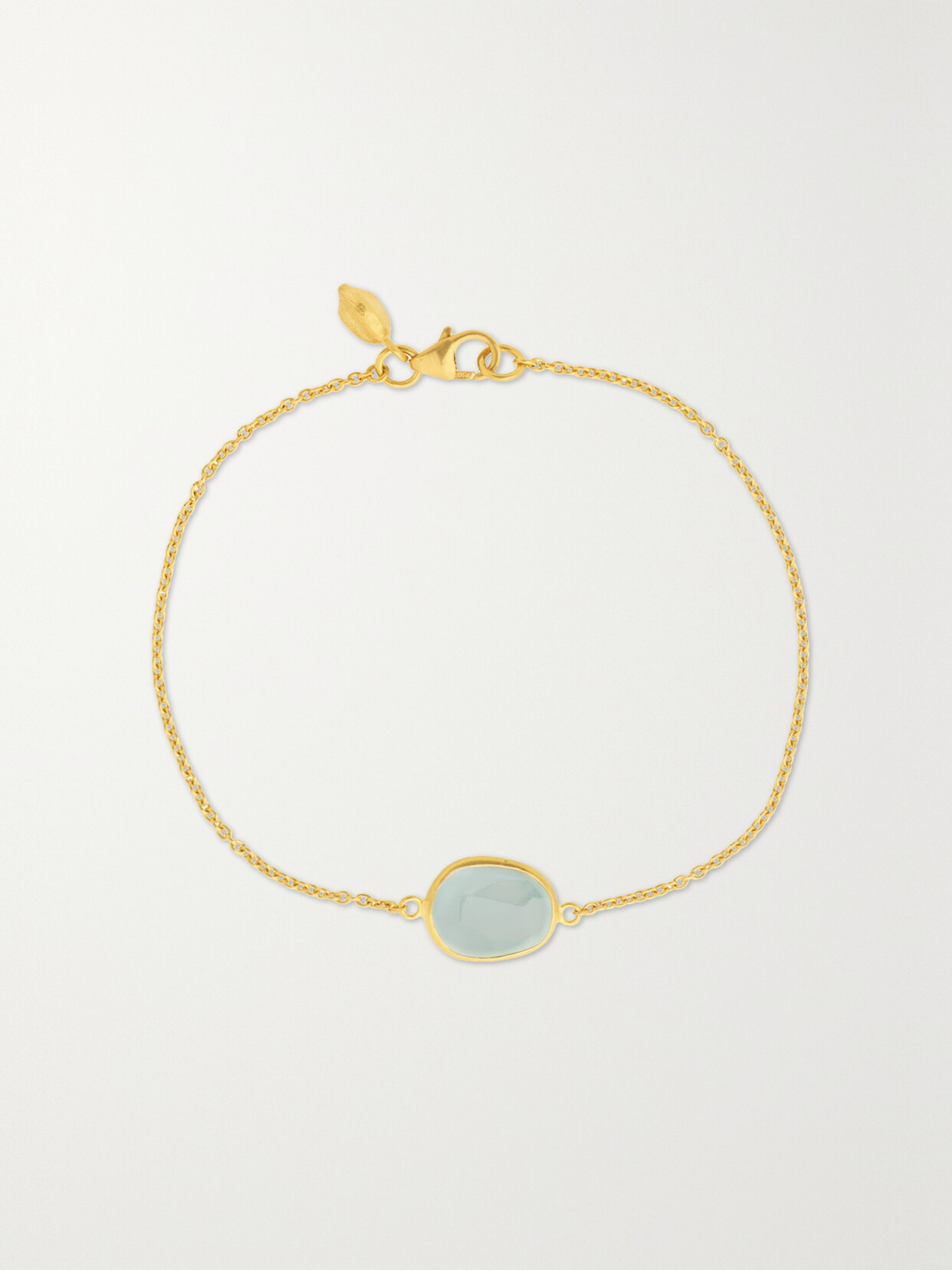 Pippa Small - 18-karat Gold Aquamarine Bracelet - Blue