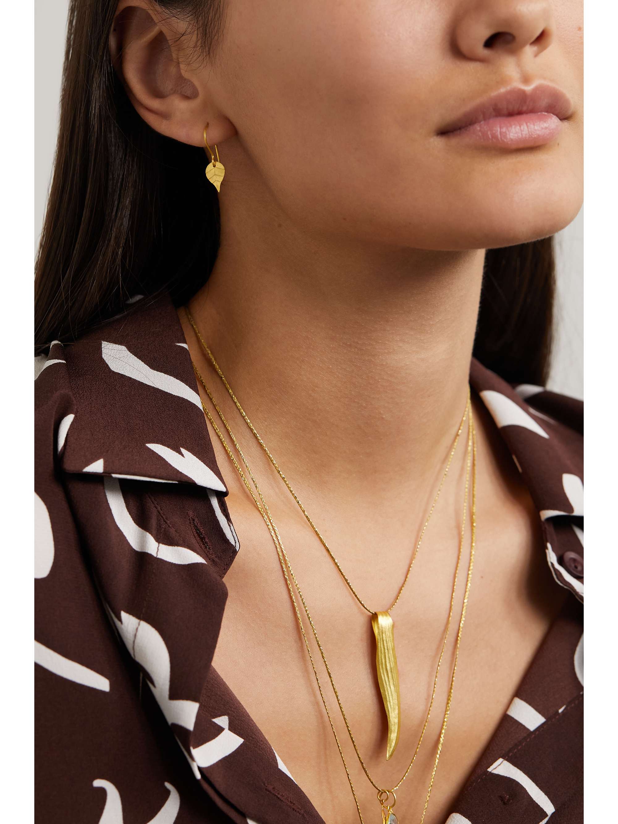 PIPPA SMALL 18-karat gold earrings
