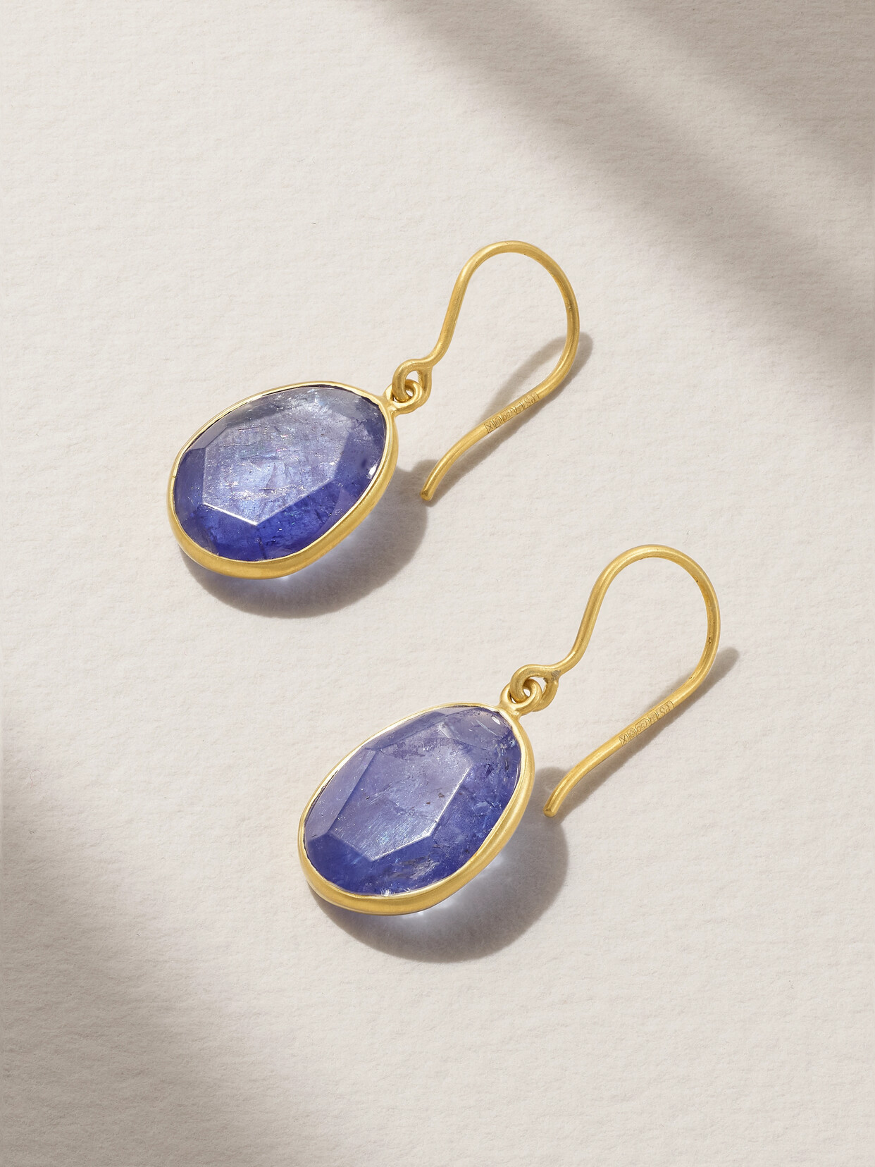 Pippa Small 18-karat Gold Tanzanite Earrings