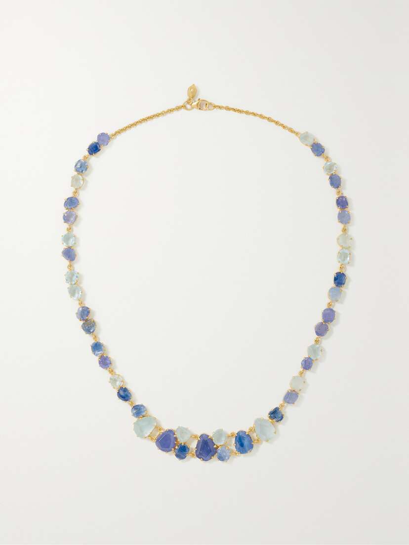 Pippa Small 18-karat Gold Multi-stone Necklace