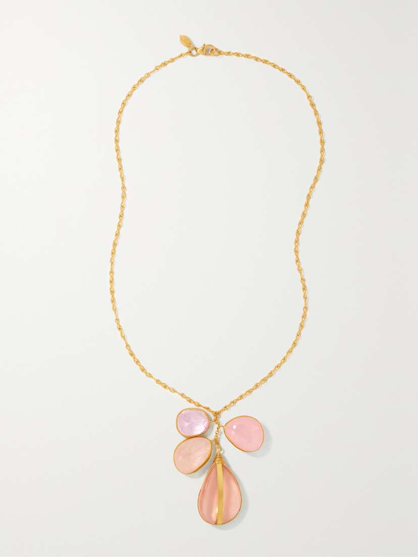 Pippa Small 18-karat Gold Multi-stone Necklace