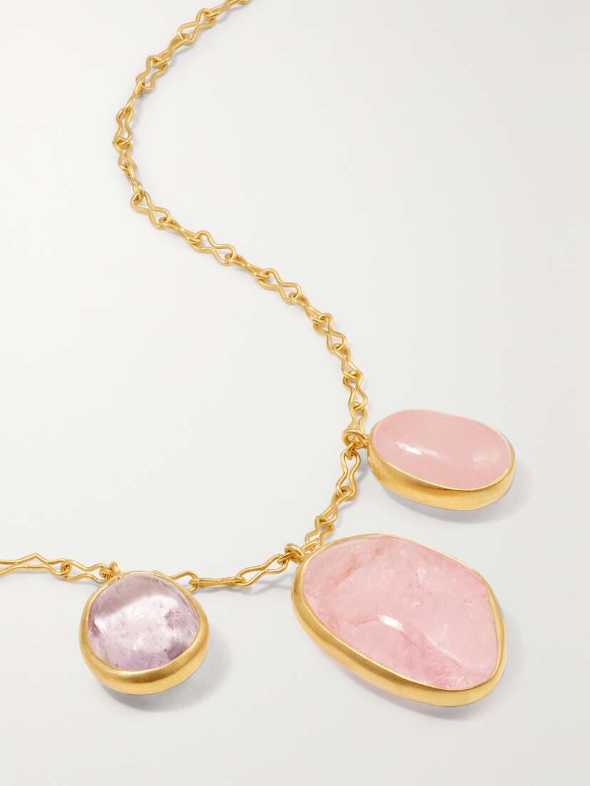 Pippa Small 18-karat Gold Multi-stone Necklace