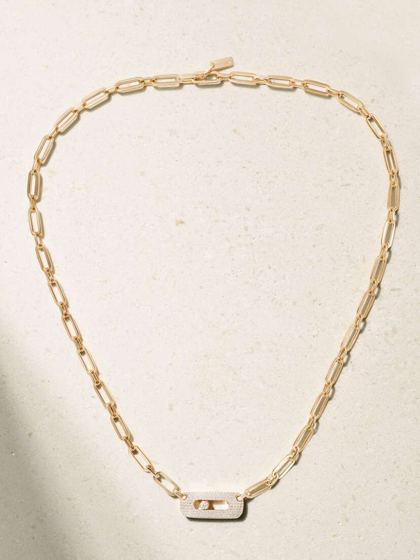 Messika My Move 18-karat Gold Diamond Necklace