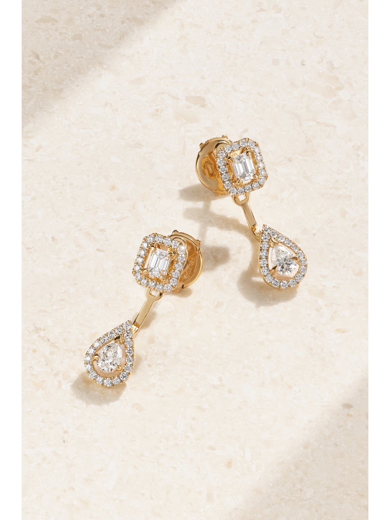 Messika - My Twin Toi & Moi 18-karat Gold Diamond Earrings - one size