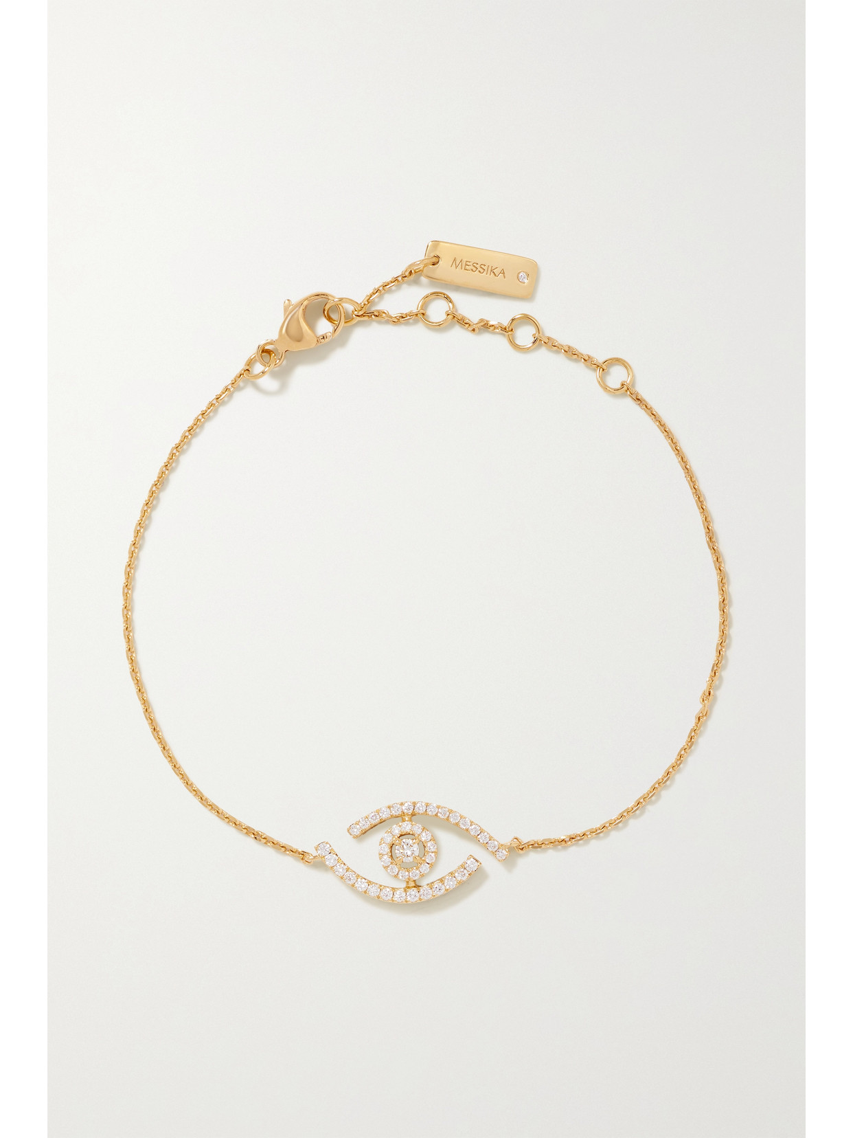 Messika - Lucky Eye 18-karat Gold Diamond Bracelet - One size