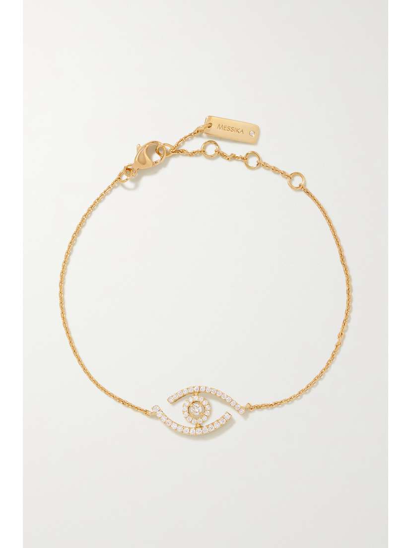 Messika Lucky Eye 18-karat Gold Diamond Bracelet